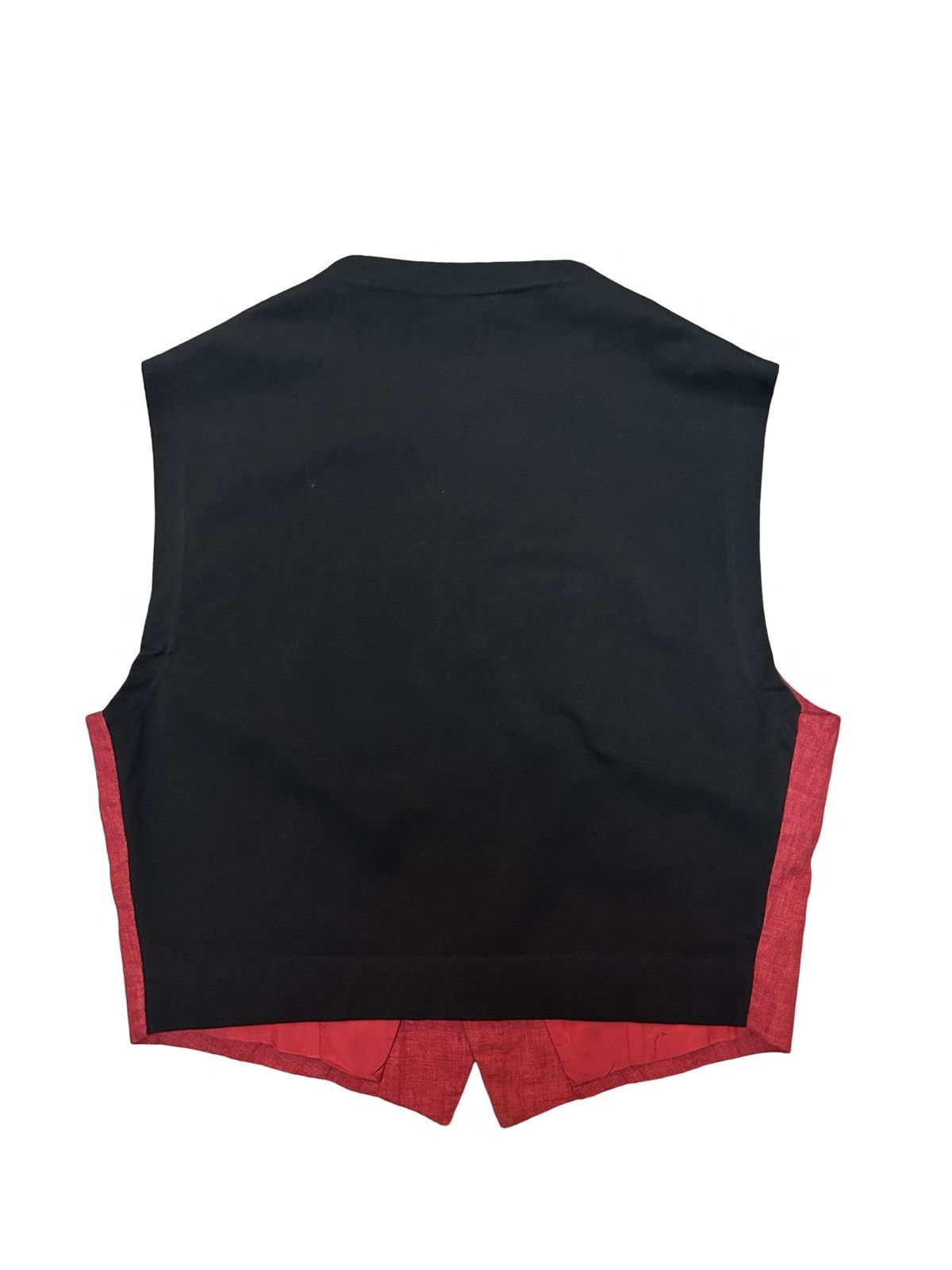 Dolce & Gabbana 1980s Deadstock Linen Vest Size 52R - 4 Thumbnail