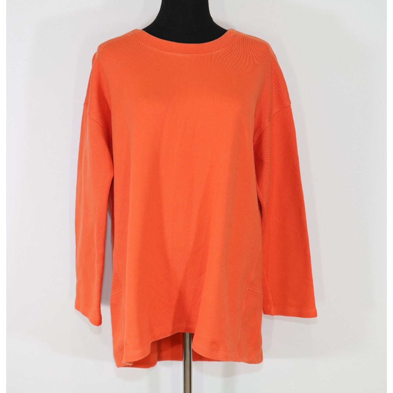 Eileen Fisher EILEEN FISHER Cotton Terry Minimalist Sweater Tunic Sz S Size S / US 4 / IT 40 - 3 Thumbnail