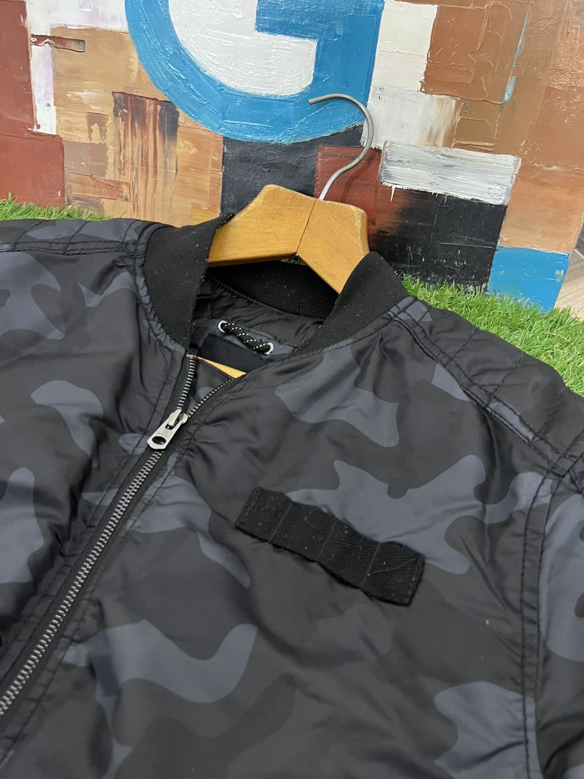 Southpole × Vintage CRAZY SOUTHPOLE CAMO BOMBER JACKET Size US M / EU 48-50 / 2 - 7 Thumbnail