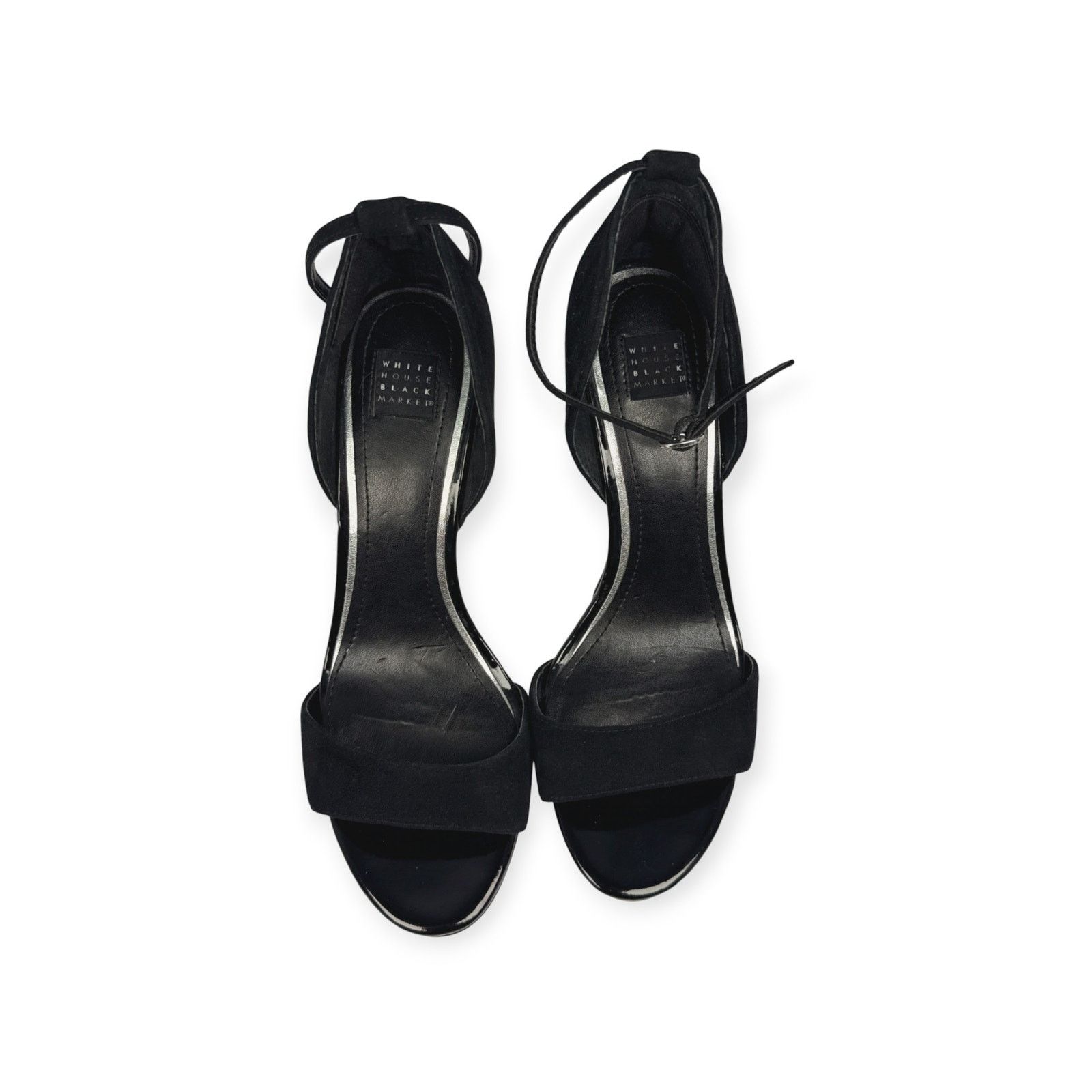White House Black Market White House Black Market Bryn Suede Heels | Black | 8 Size US 8 / IT 38 - 4 Thumbnail