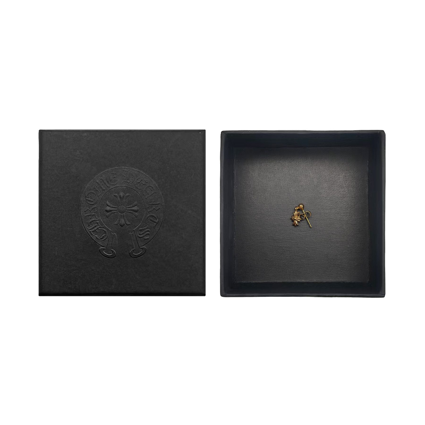 Chrome Hearts Chrome Hearts 22K Gold Tiny E Earring Drop Size ONE SIZE - 3 Thumbnail