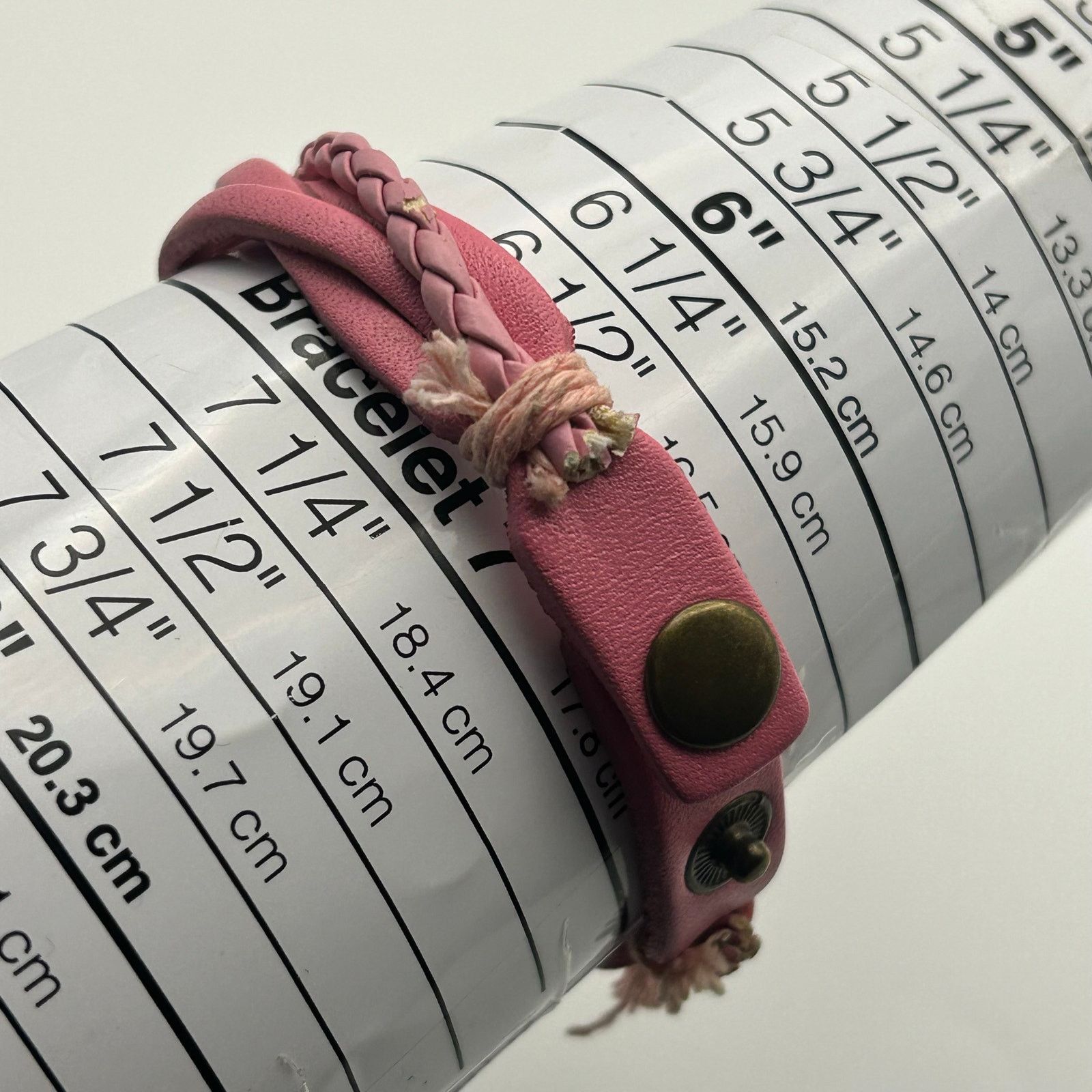 Other Boho Womens Analog Watch Bracelet Pink Snap Band New Battery Size ONE SIZE - 6 Thumbnail