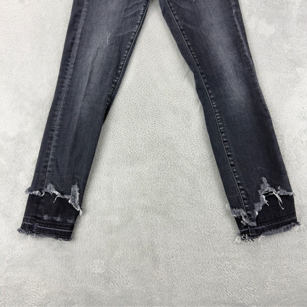 R13 R13 Women's Size 24x25 Jenny Mid Rise w/ Double Shred Hems B Size 24" / US 00 / IT 34 - 9 Thumbnail
