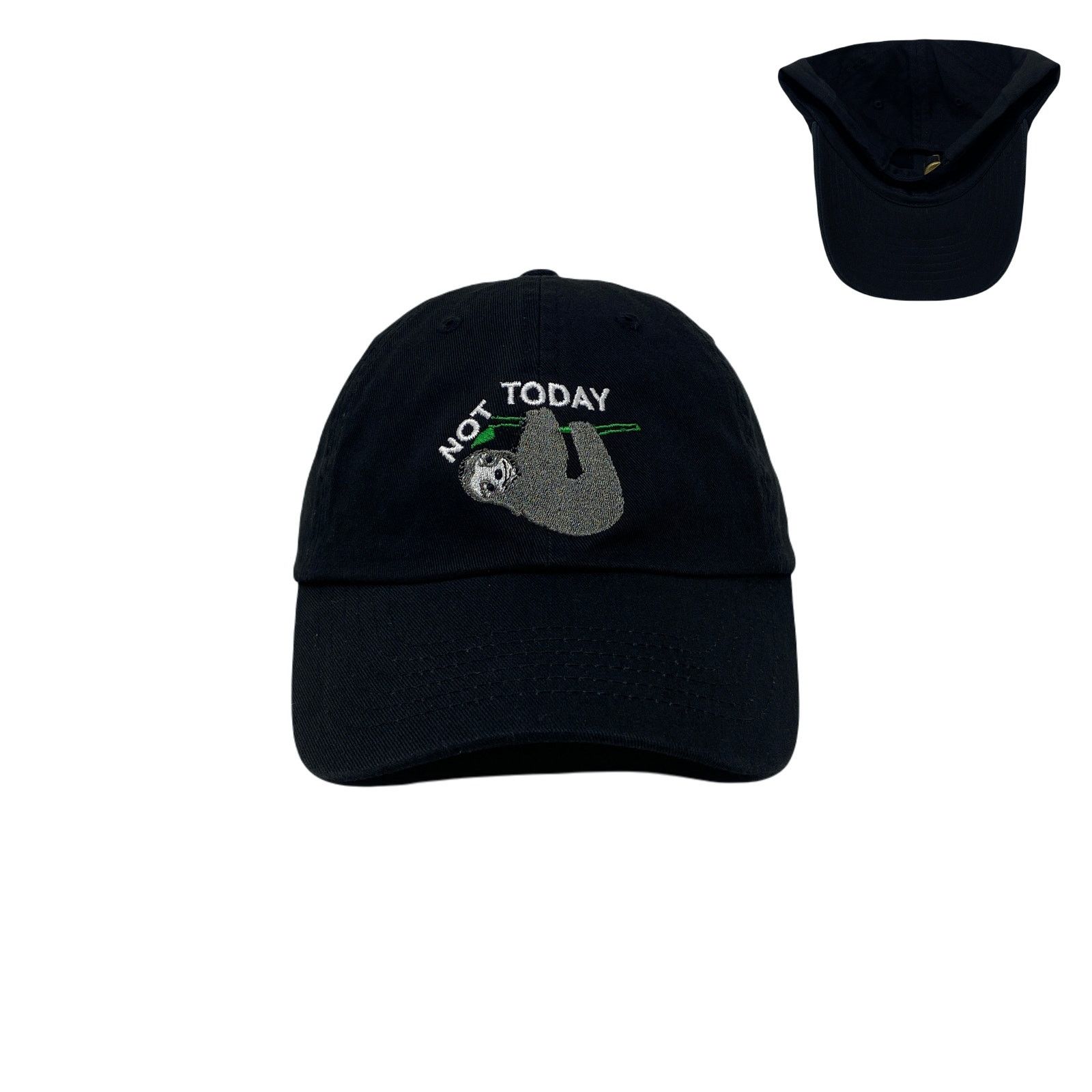 Other Not Today Dad Hat Sleepy Sloth Behavior Three Toed Sloth Zoo Size ONE SIZE - 1 Thumbnail