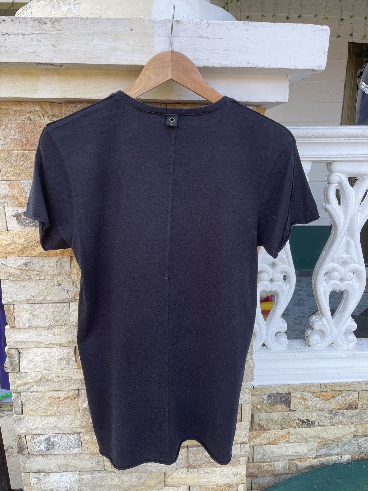 wjk Last Drop🔥WJK Japanese Avant Garde Cut Edge Basic Plain Tee Size US M / EU 48-50 / 2 - 2 Thumbnail