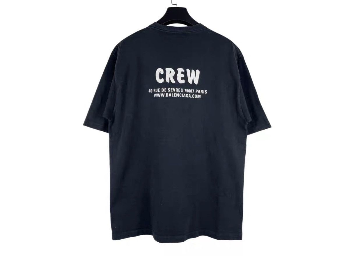 Balenciaga Balenciaga Crew Slogan T-Shirt J31 Size US M / EU 48-50 / 2 - 2 Thumbnail