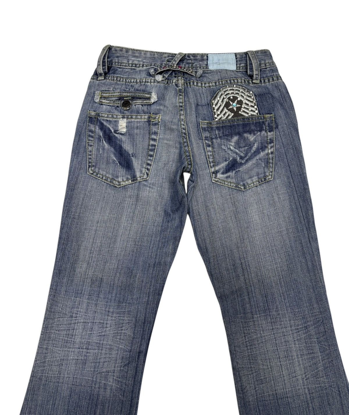 Jimmy Taverniti 🔥TAVERNITI SO JEANS FLARED BOOTCUT JEANS Size 27" / US 4 / IT 40 - 6 Thumbnail