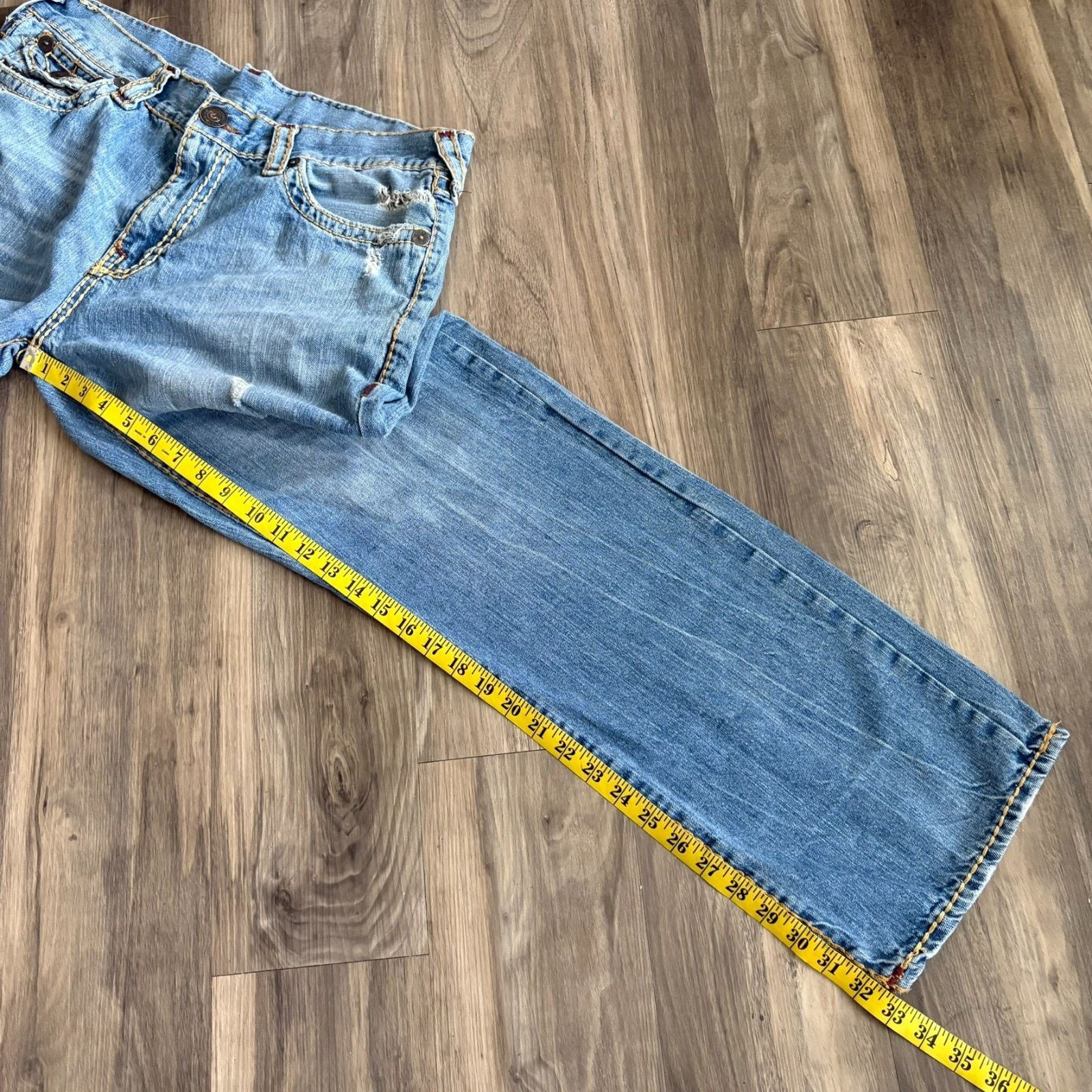 True Religion × Vintage Vintage True Religion Jeans Men's Size 38x33 Medium Size US 38 / EU 54 - 6 Thumbnail