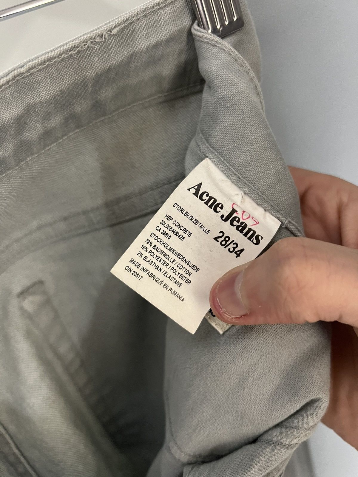 Acne Studios VINTAGE ACNE JEANS CASUAL ITALIAN DESIGNER DENIM RETRO Y2K Size 28" / US 6 / IT 42 - 13 Thumbnail