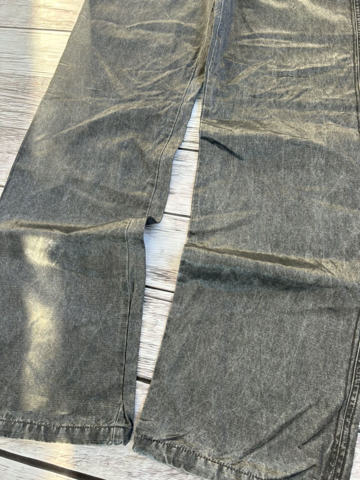 JNCO × Japanese Brand Vintage Baggy Rap sk8 Jnco Style Silver Jeans y2k Size US 32 / EU 48 - 4 Thumbnail