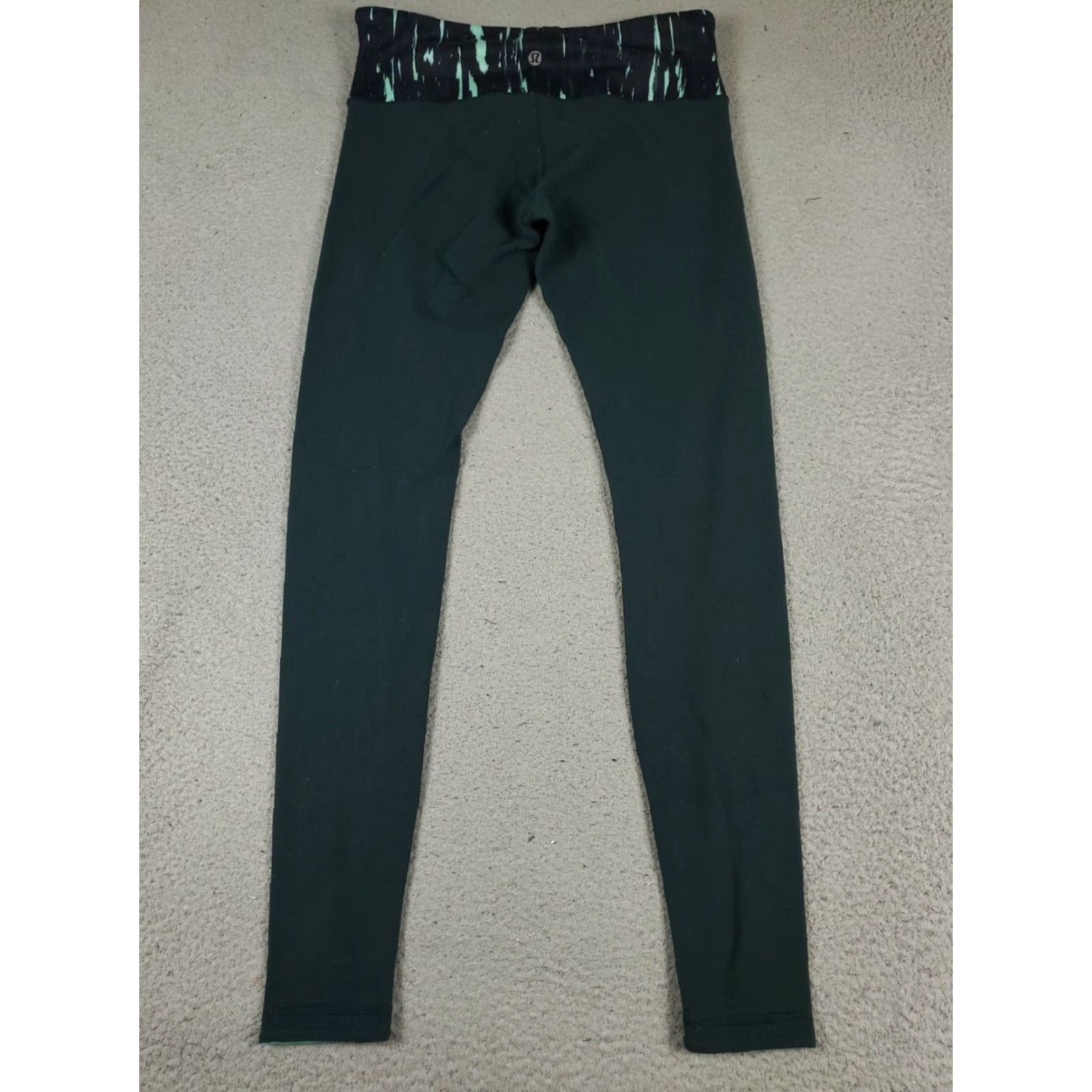 Lululemon Lululemon Pants Womens 8 Green Wunder Under Stretch Leggings Regular Slim Pockets Activewear Leggings Womens Size 30" / US 8 / IT 44 - 5 Thumbnail