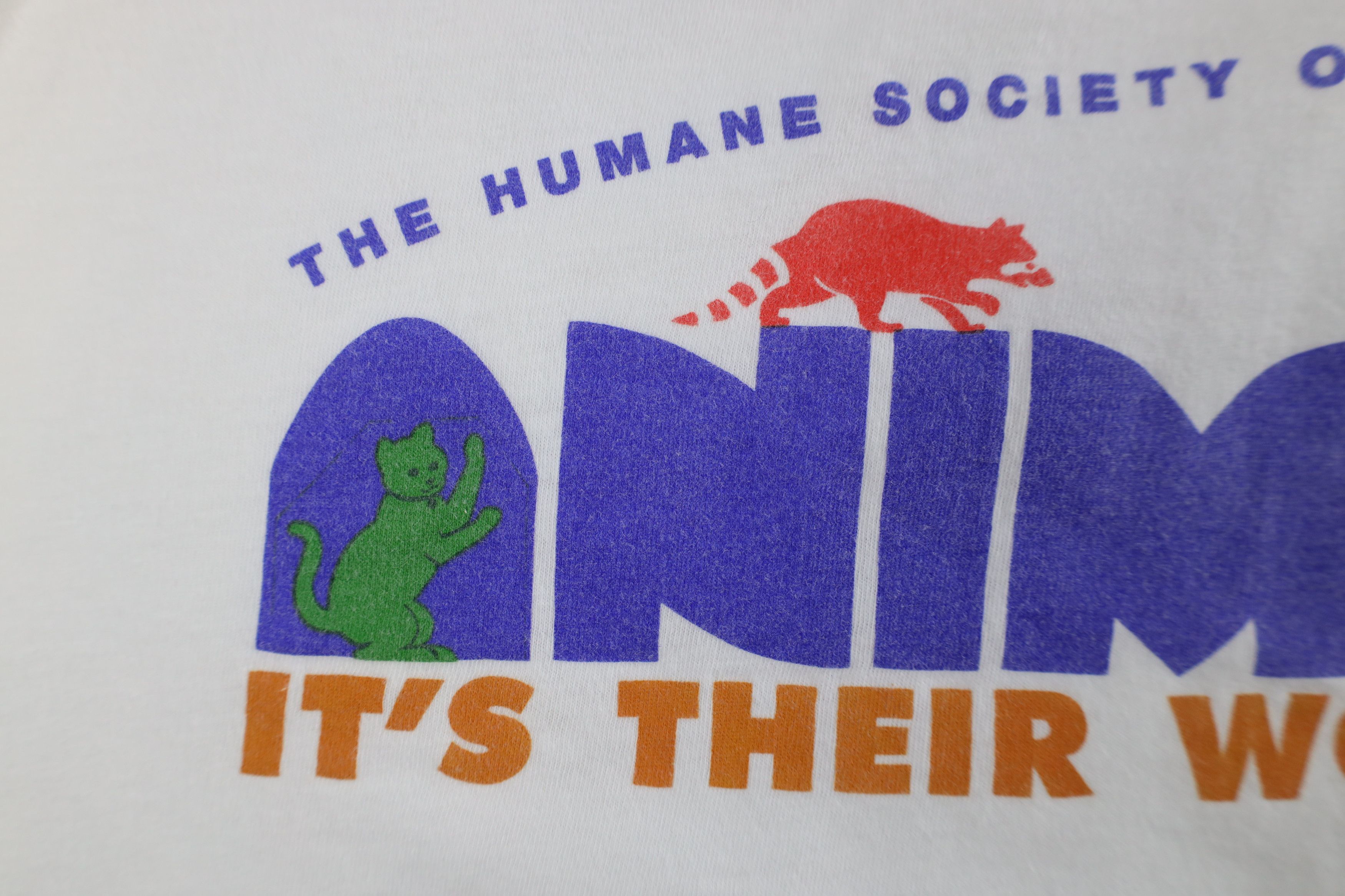 Vintage Vintage Y2K 2000 Society of the United States HSUS T-Shirt Size L / US 10 / IT 46 - 5 Thumbnail