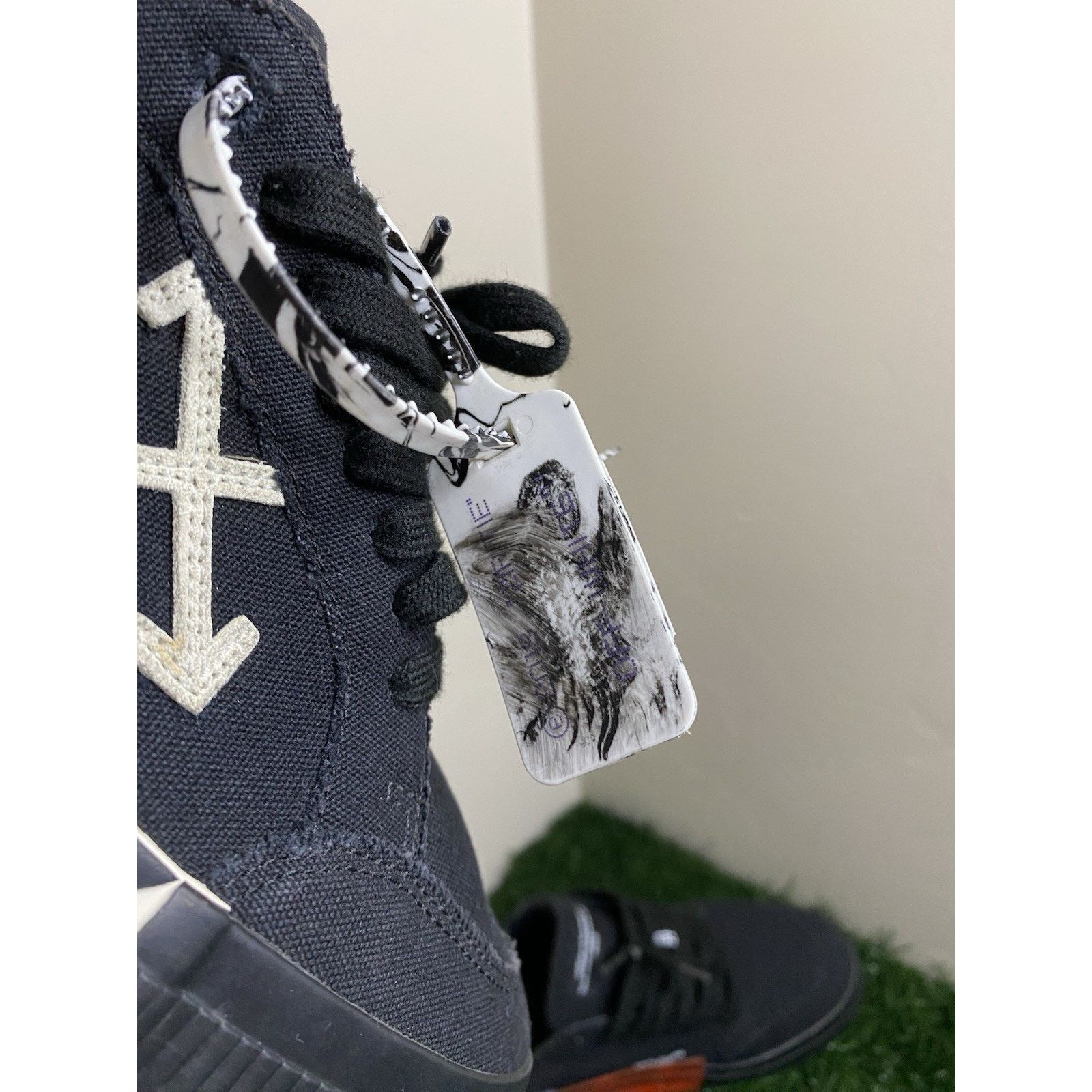 Off-White OFF-WHITE Vulc Low Canvas “black White” Size 12 US ( 45 EU ) Size US 12 / EU 45 - 4 Thumbnail