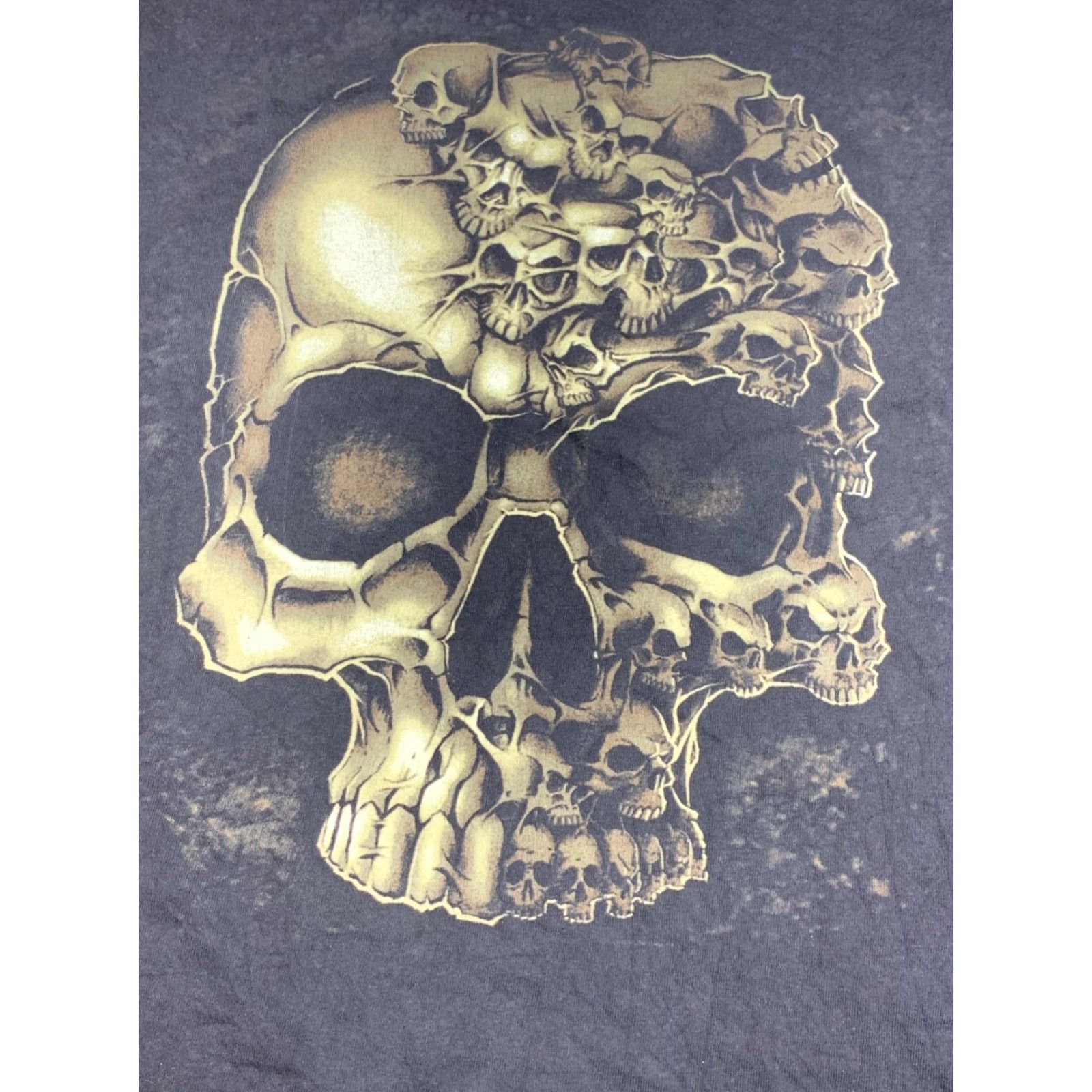 Vintage VINTAGE Tennessee River Graphic Shirt Mens 2XL Black Skull Y2K Grunge Goth Cyber Punk Tee Size US XXL / EU 58 / 5 - 3 Thumbnail