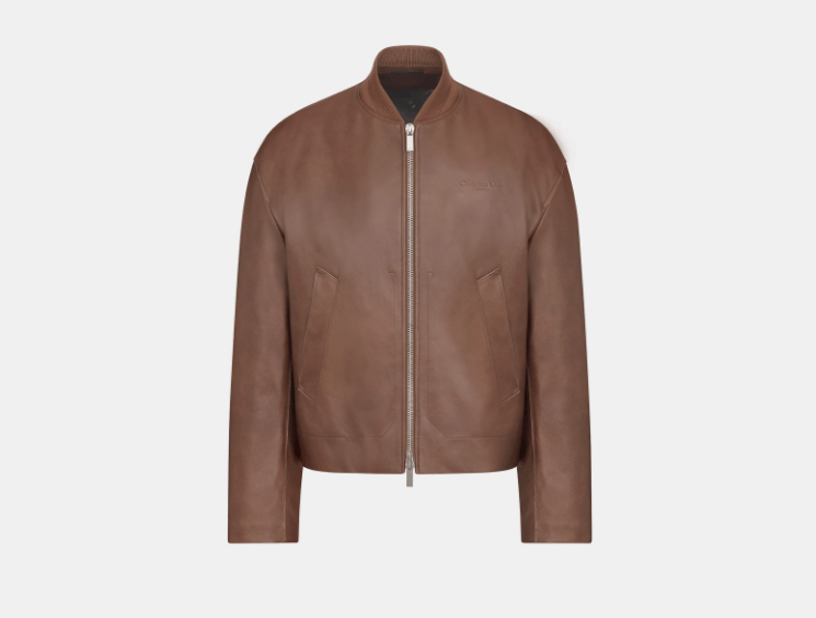 o1w1db10525 443L40 Couture Bomber Jacket in Brown