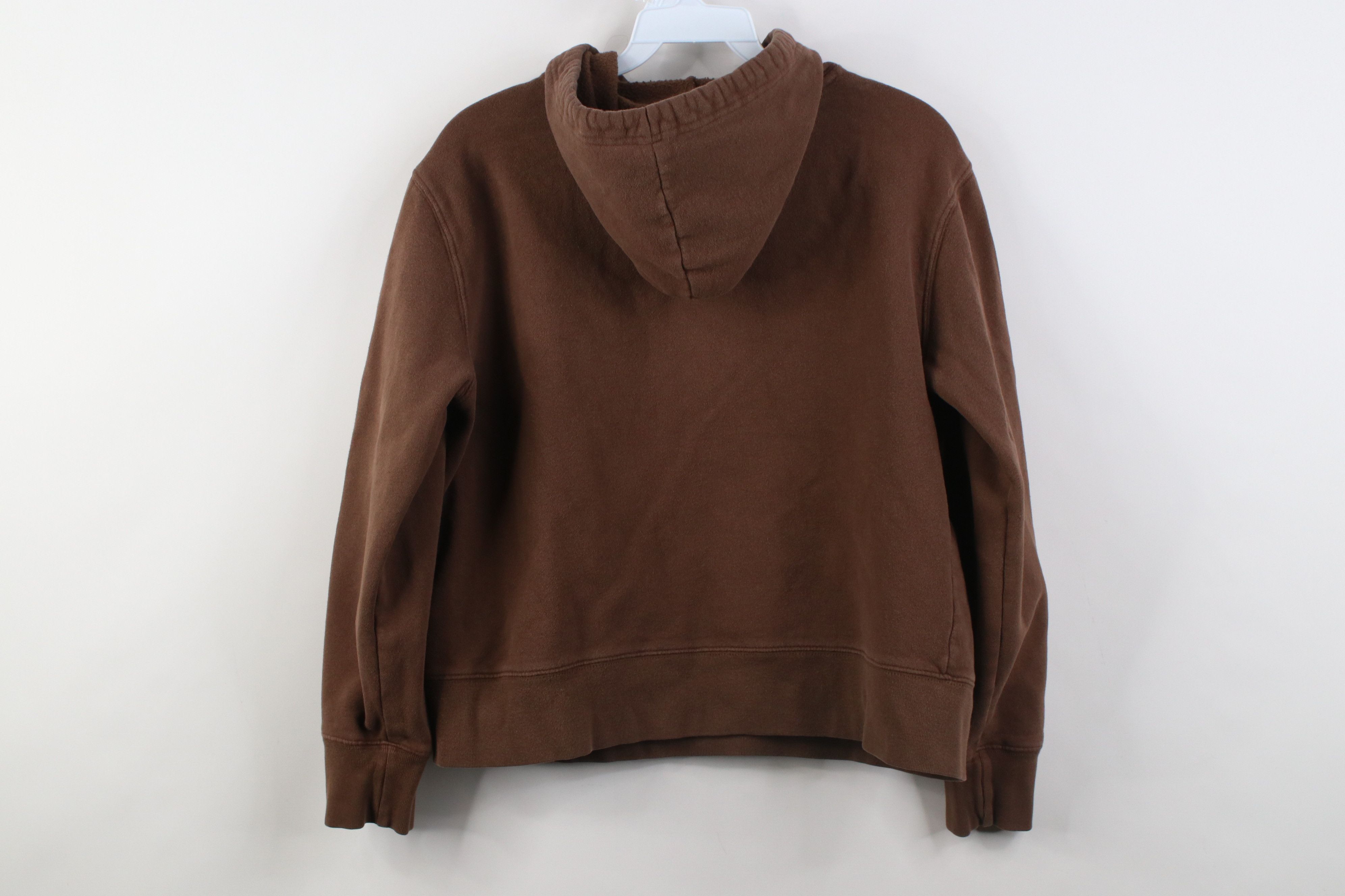 Aeropostale Vintage 90s Y2K Aeropostale Butterfly Cropped Hoodie Brown Size M / US 6-8 / IT 42-44 - 11 Thumbnail