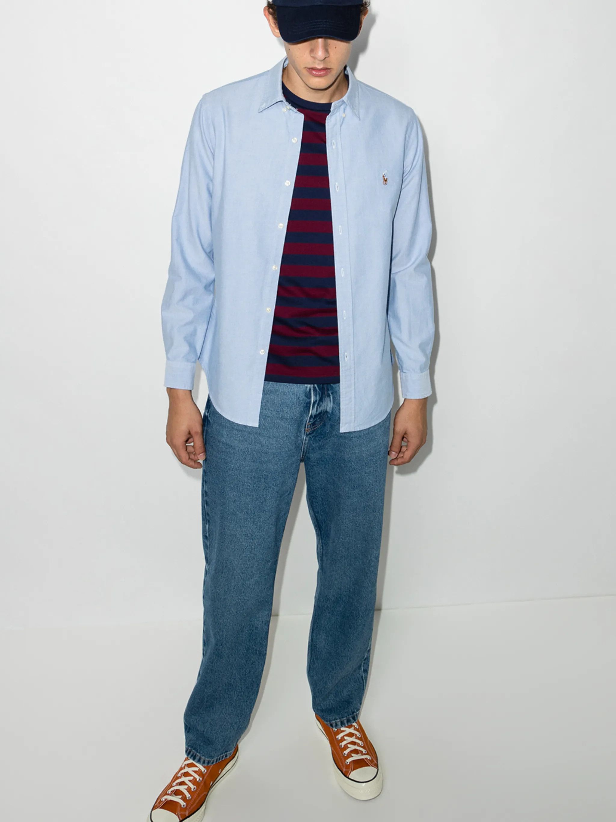 Polo Ralph Lauren o1s22i1n0125 Slim Fit Shirt in Light Blue Size US XL / EU 56 / 4 - 5 Thumbnail