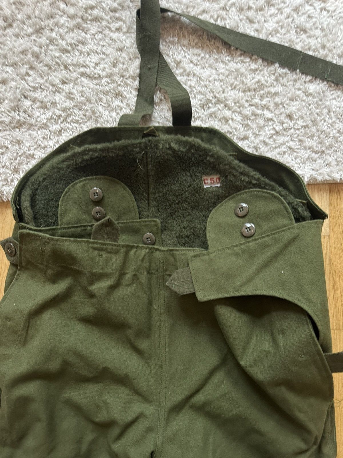 Vintage Swedish Army Motorcycle Pants 1974 Size US 34 / EU 50 - 7 Thumbnail