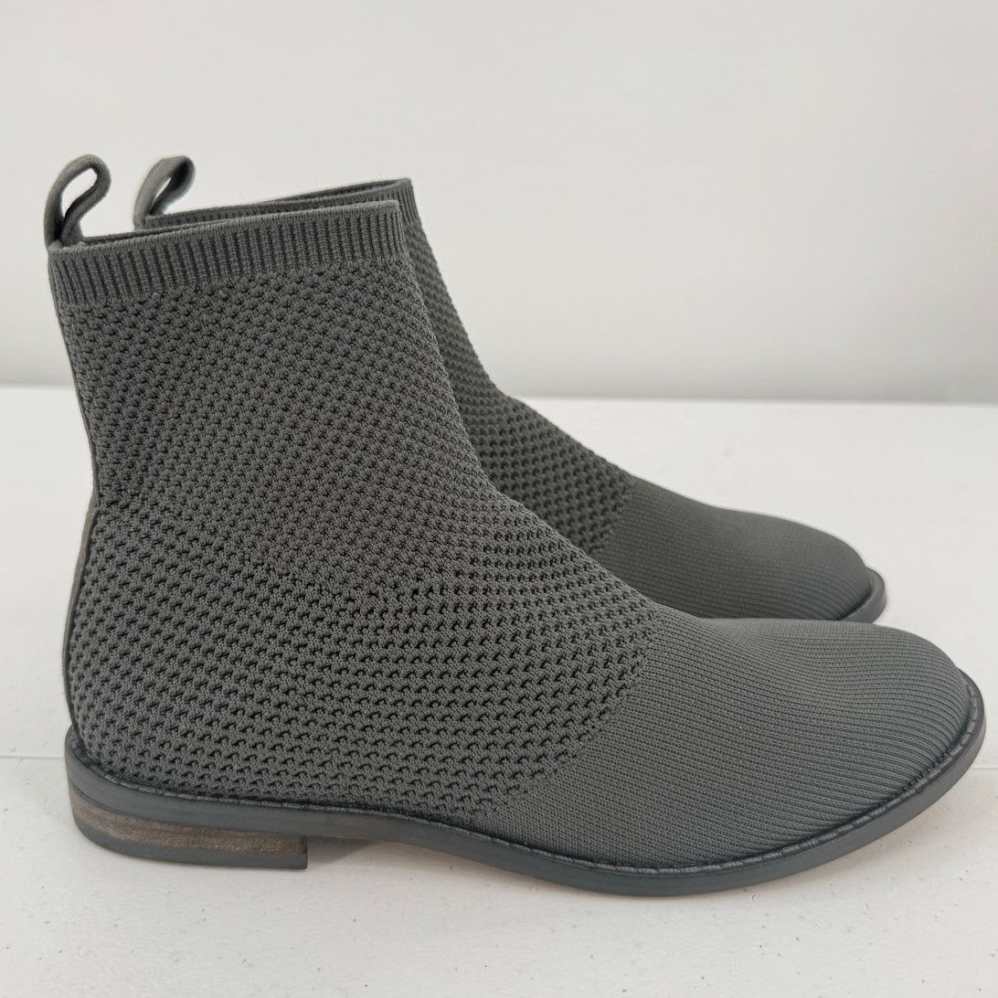 Eileen Fisher NEW Eileen Fisher Jude Recycled Stretch Knit Heeled Bootie Size US 6.5 / IT 36.5 - 1 Thumbnail