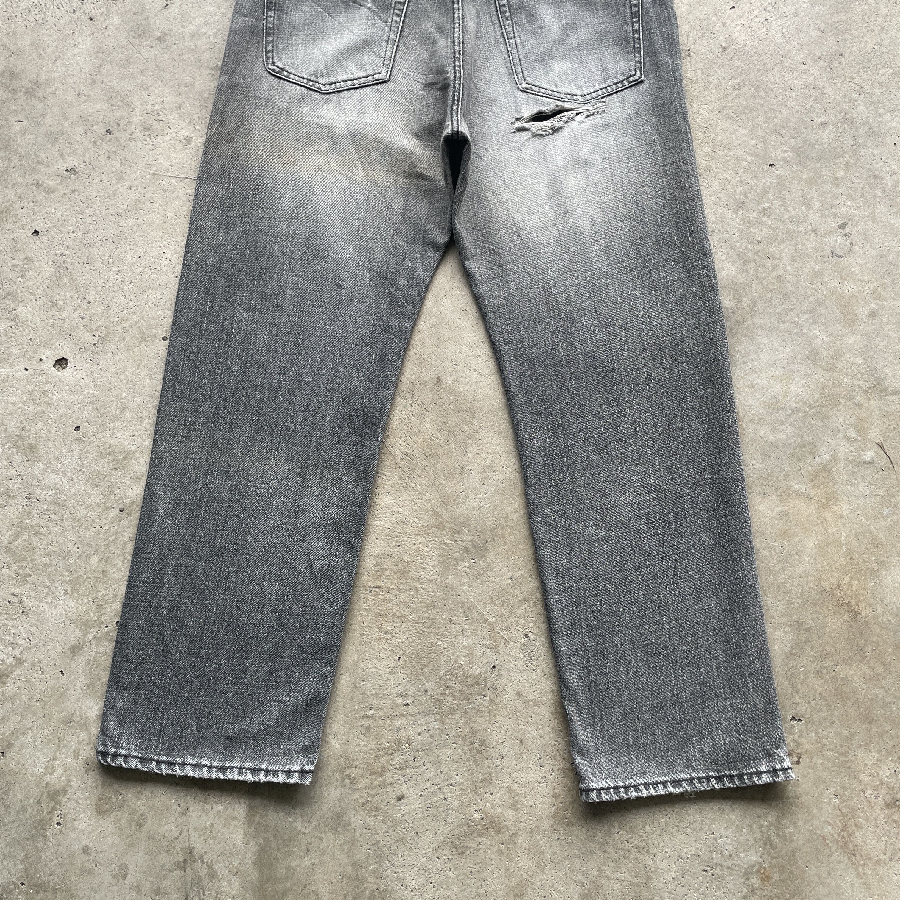 Japanese Brand VINTAGE JAPANESE DISTRESSED BLACK FADED JEANS PANTS W34 Size US 34 / EU 50 - 9 Thumbnail