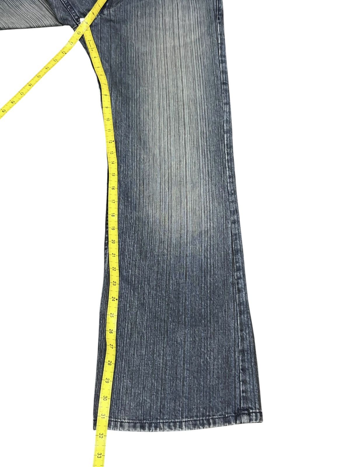 Armani Exchange Armani Exchange USA-Made Pinstripe Flare Denim - Rare Find Size US 31 - 12 Thumbnail