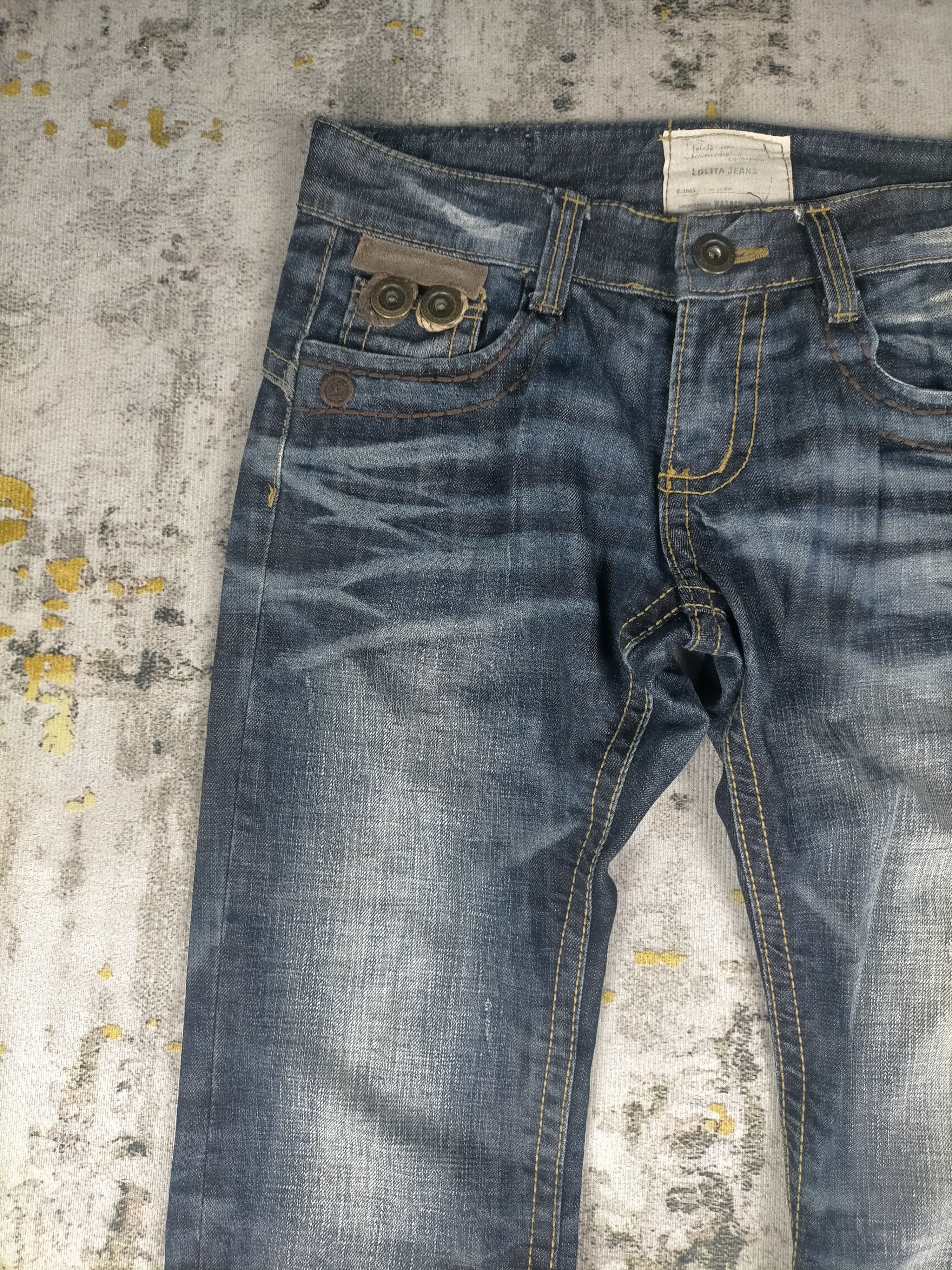 Tornado Mart Flare Lolita Jeans Washed By Concert Club Size US 30 / EU 46 - 3 Thumbnail