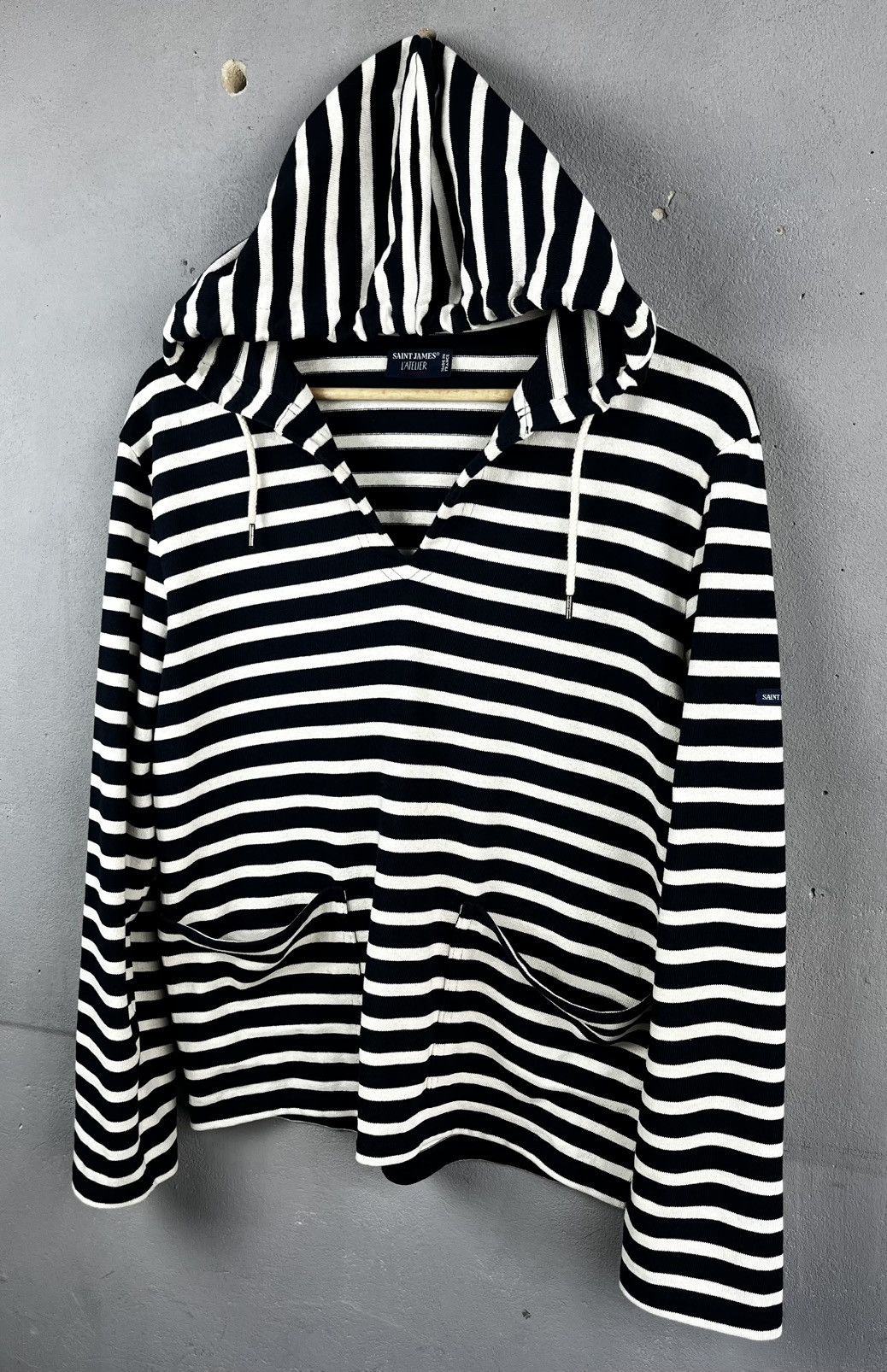 Saint James Womens Hoodie Size M in Blue, Women's