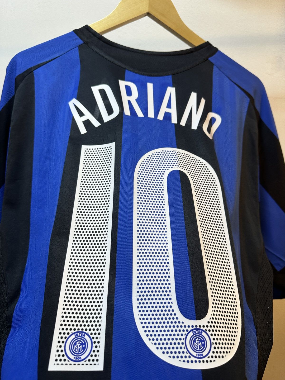 Nike 2005-2006 Inter Milan Home Kit ADRIANO 10 Size US M / EU 48-50 / 2 - 21 Thumbnail