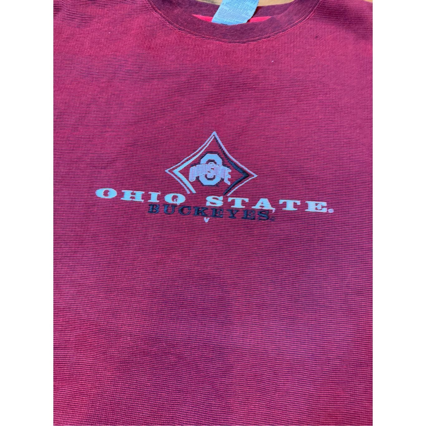 Vintage Size XXL- Y2K Ohio state Buckeyes OSU fire sweatshirt Crewneck red embroidered Size US XXL / EU 58 / 5 - 3 Thumbnail