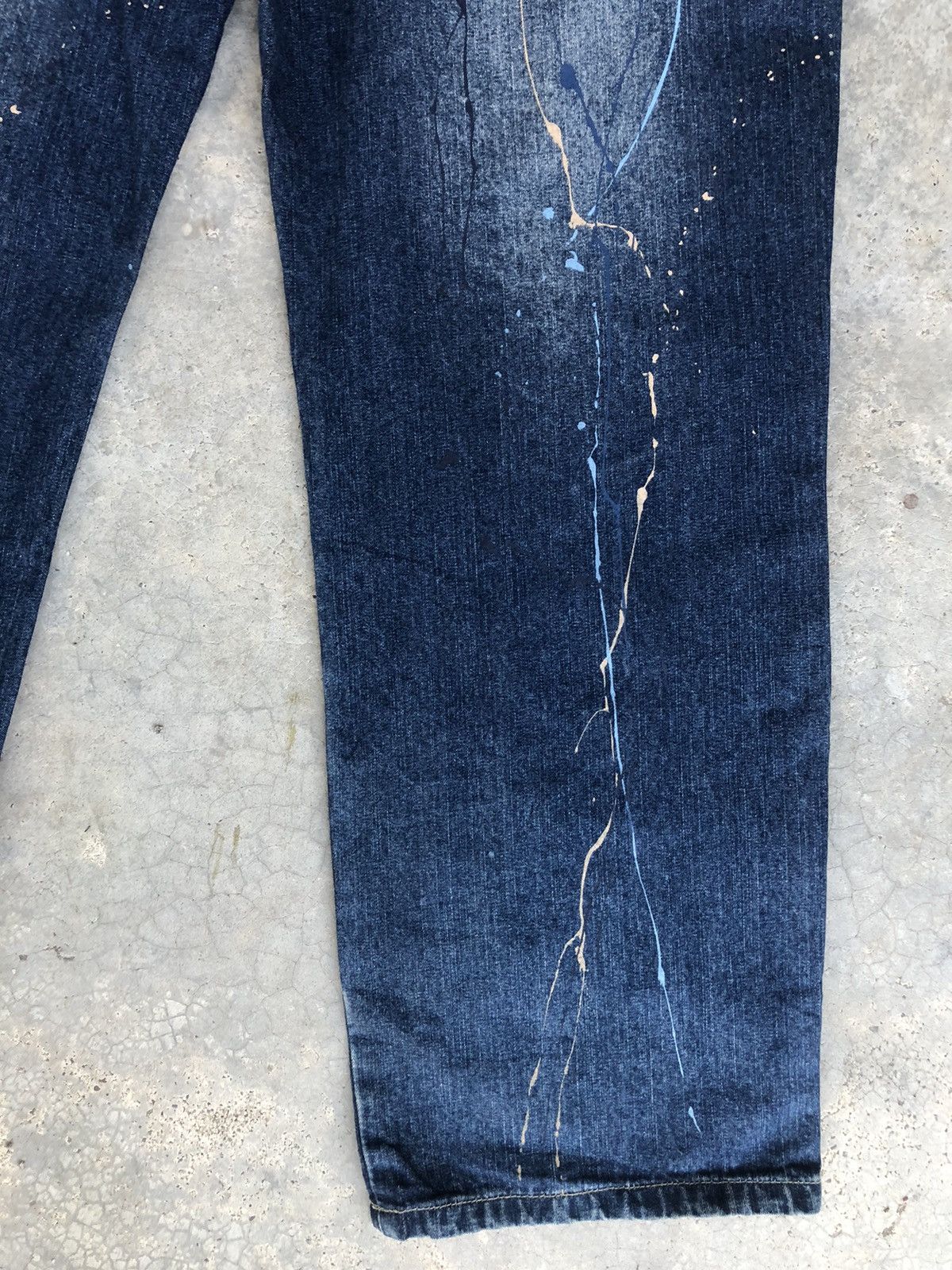 Vintage Miskeen Embroidered Logo Baggy Jeans Distressed Jeans Size US 36 / EU 52 - 12 Thumbnail