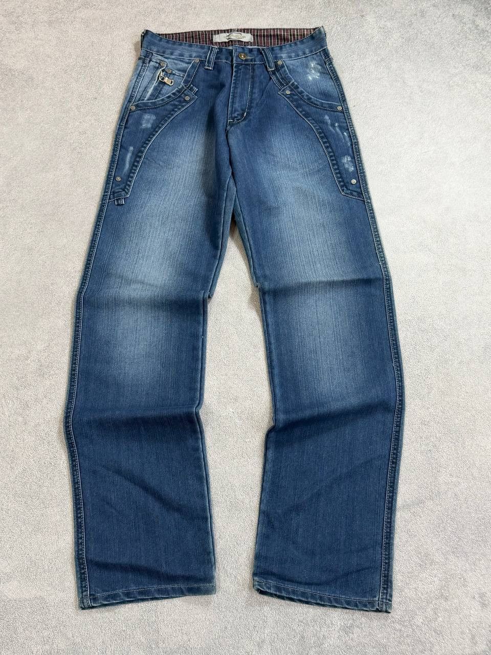 Hedi Slimane 00s Hedi Slimane Dior Style Archive Baggy Y2K Denim jeans Size US 31 - 3 Thumbnail