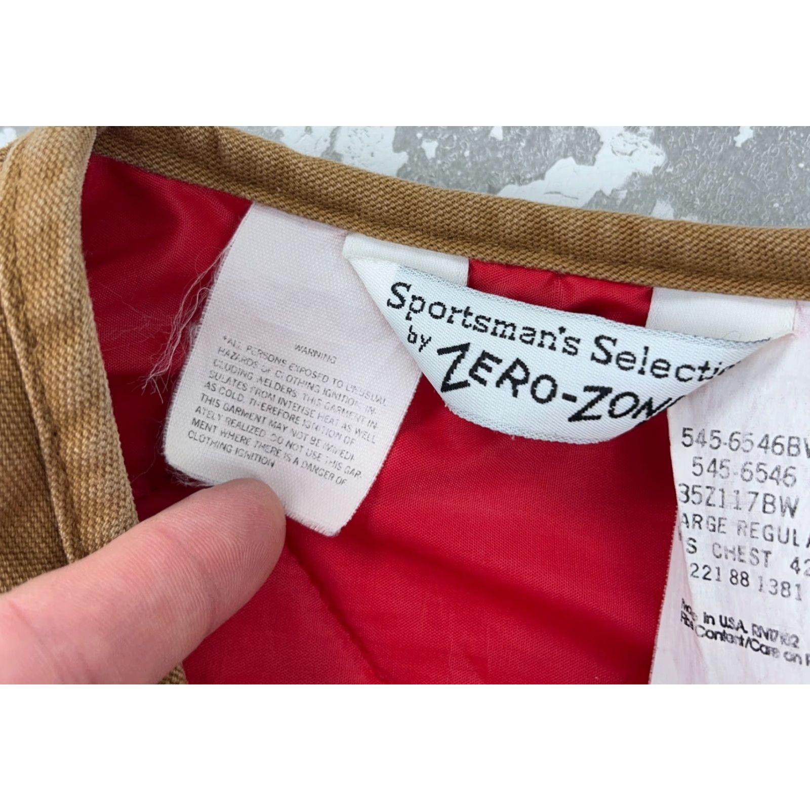 Vintage VINTAGE Zero Zone Vest Jacket Men L Brown Canvas Insulated Zip Pockets Quilted Utility Casual Workwear Fall Winter Spring Size US L / EU 52-54 / 3 - 3 Thumbnail
