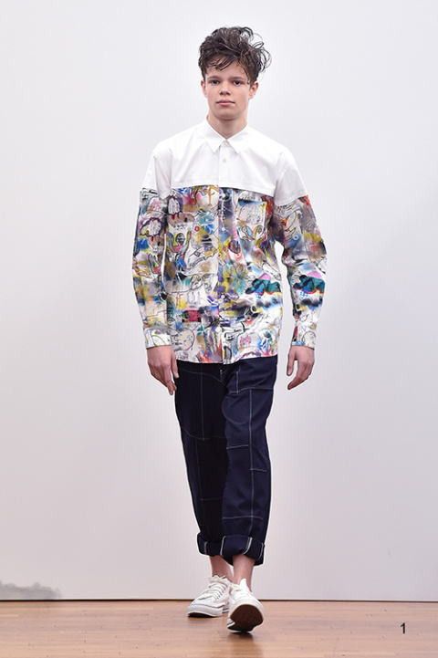 Comme des Garcons Asymmetrical poly pants.Like Jacquemus or Devoa Size US 32 / EU 48 - 1 Thumbnail