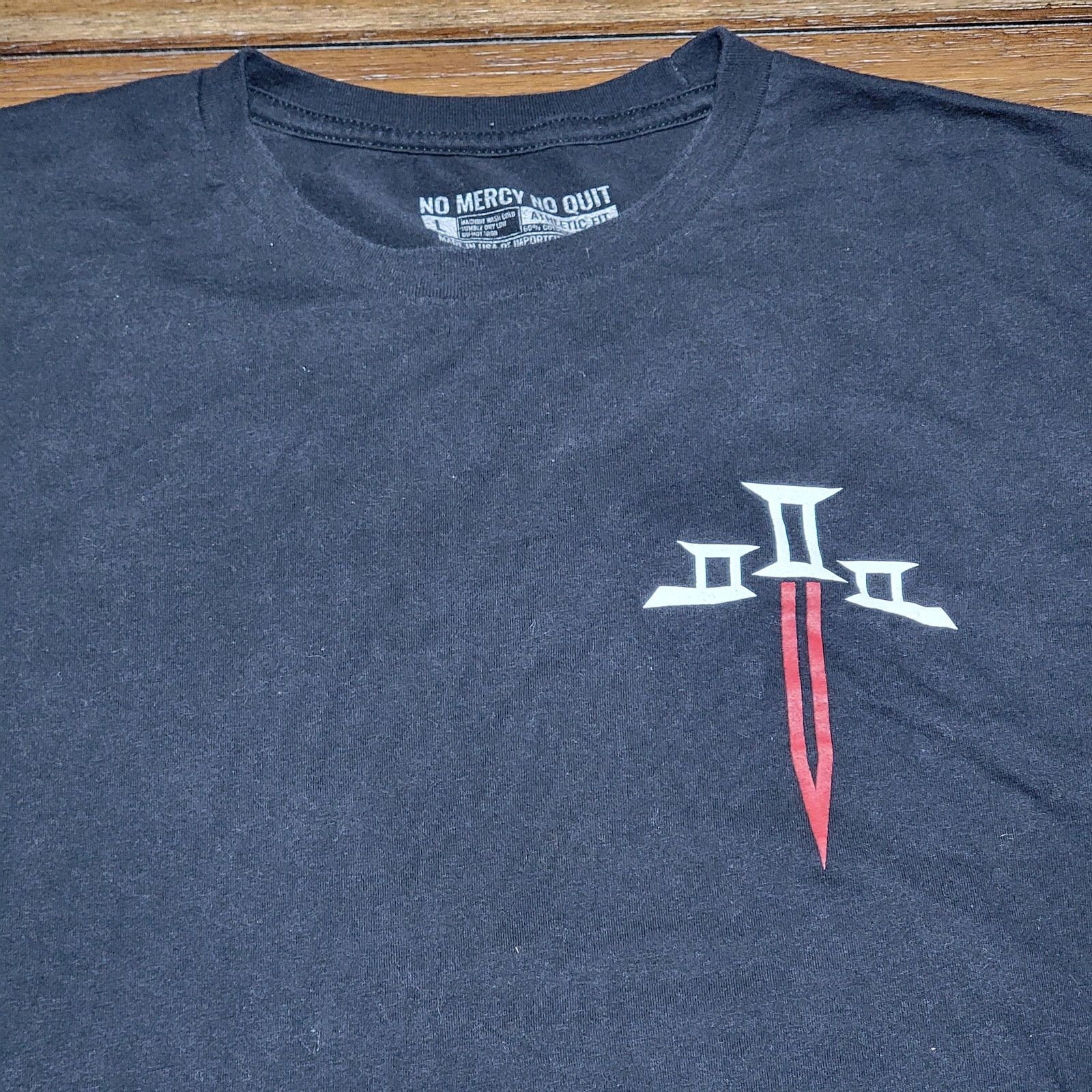 Other "No Chiefs, Just Indians" Unisex Tee (No Mercy No Quit) -Lg Size US L / EU 52-54 / 3 - 4 Thumbnail