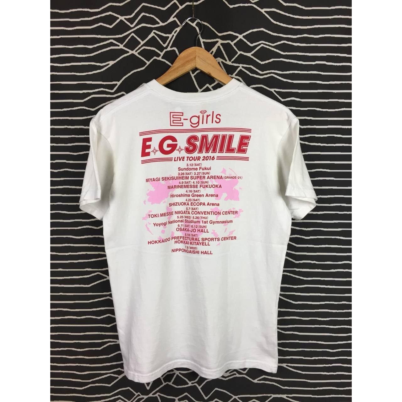 Band Tees × Japanese Brand × Vintage E-Girls Jpop Girl Group E.G. Smile Live Tour 2016 Tee Size US M / EU 48-50 / 2 - 10 Thumbnail