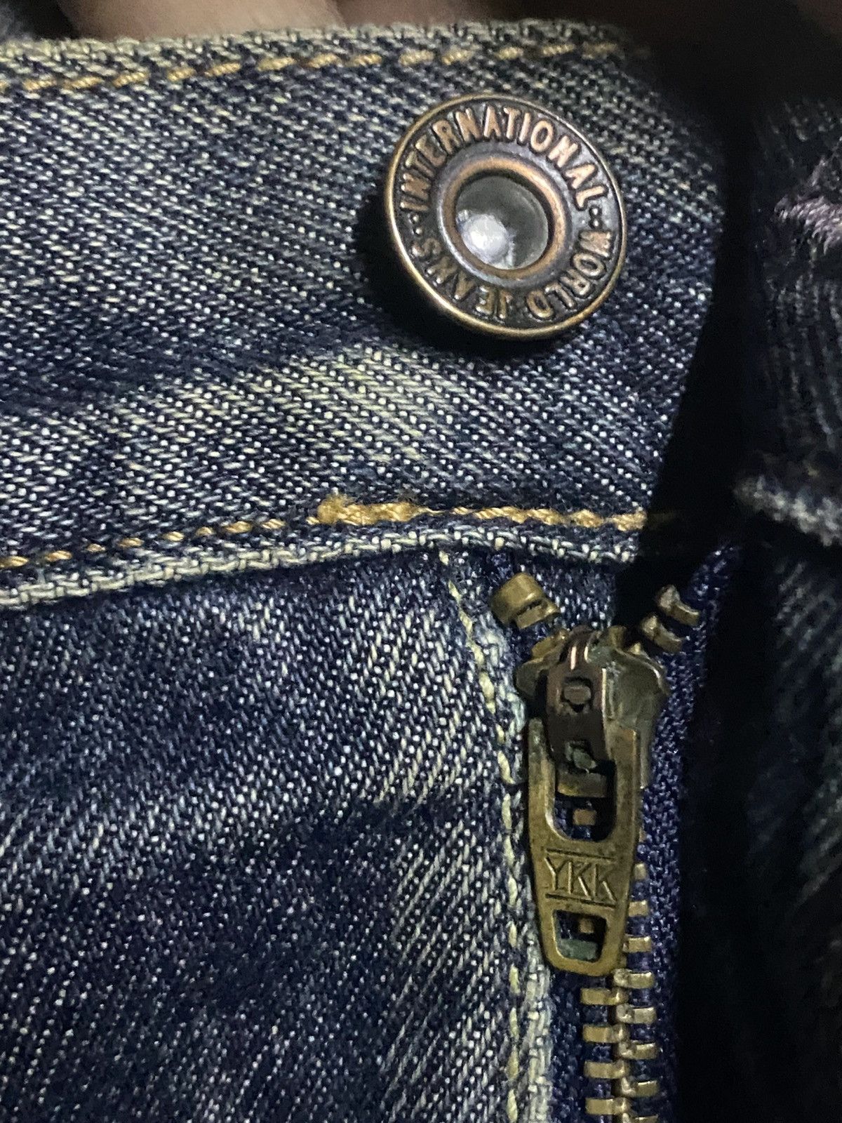 GU × Undercover Vintage gu Denim Distressed Straigh Loose Jeans Size US 35 - 11 Thumbnail