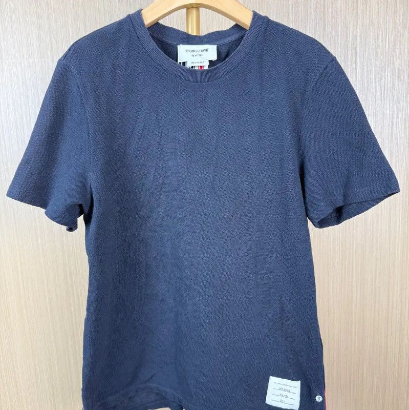Thom Browne Thom Browne Summer Navy T-Shirt for Women 0089 Size M / US 6-8 / IT 42-44 - 1 Thumbnail