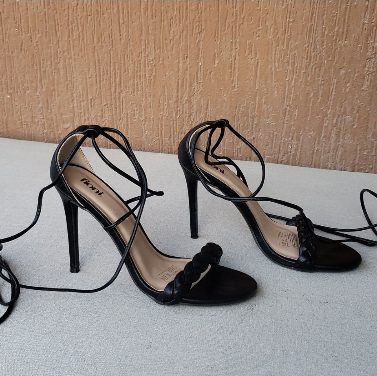 Other Fioni Laced Heels, Size 7.5 Size US 7.5 / IT 37.5 - 5 Thumbnail