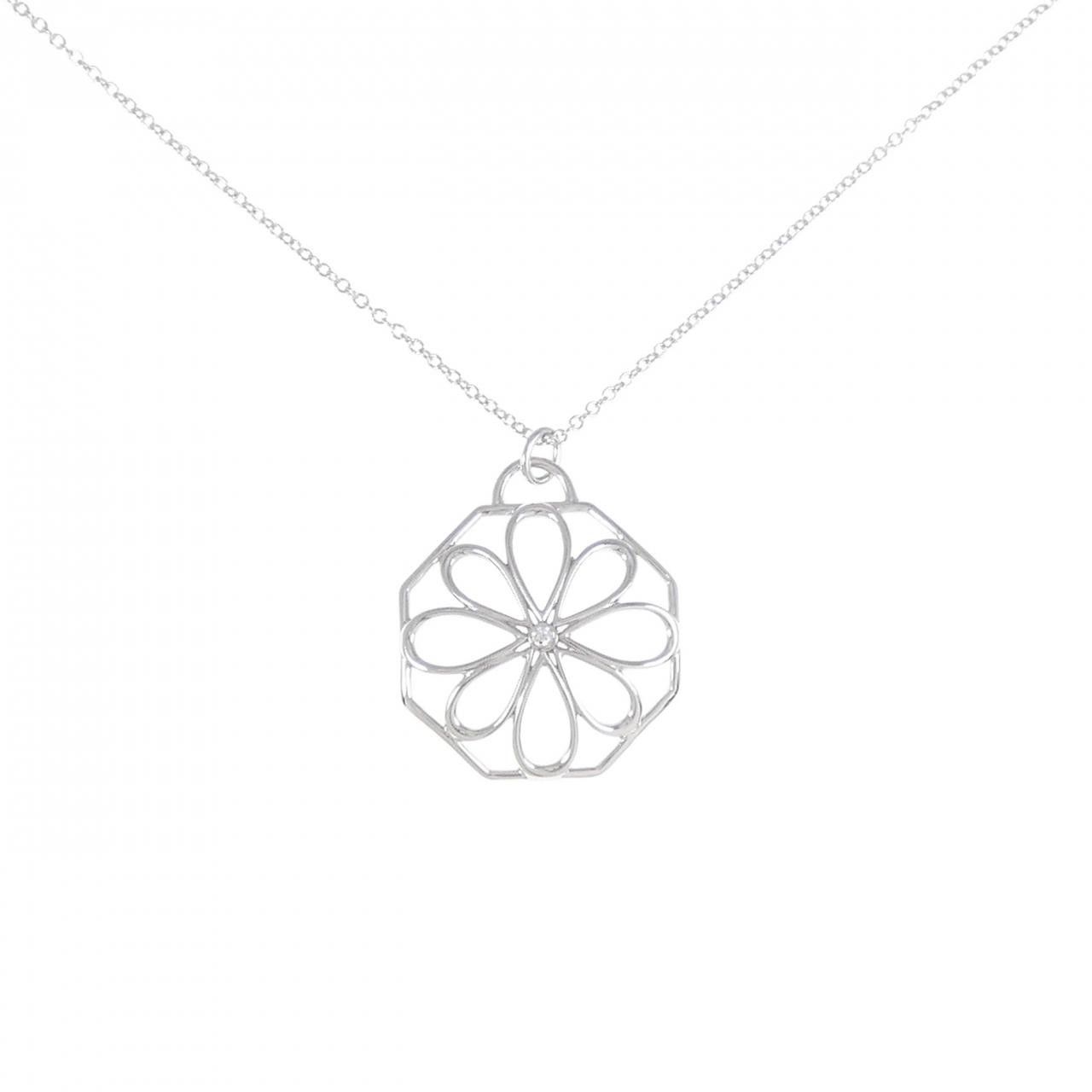 Tiffany & Co. Tiffany & Co. Tiffany & Co. 750 White Gold Diamond Necklace Metal Necklace DUTY FREE for USA Size ONE SIZE - 1 Thumbnail