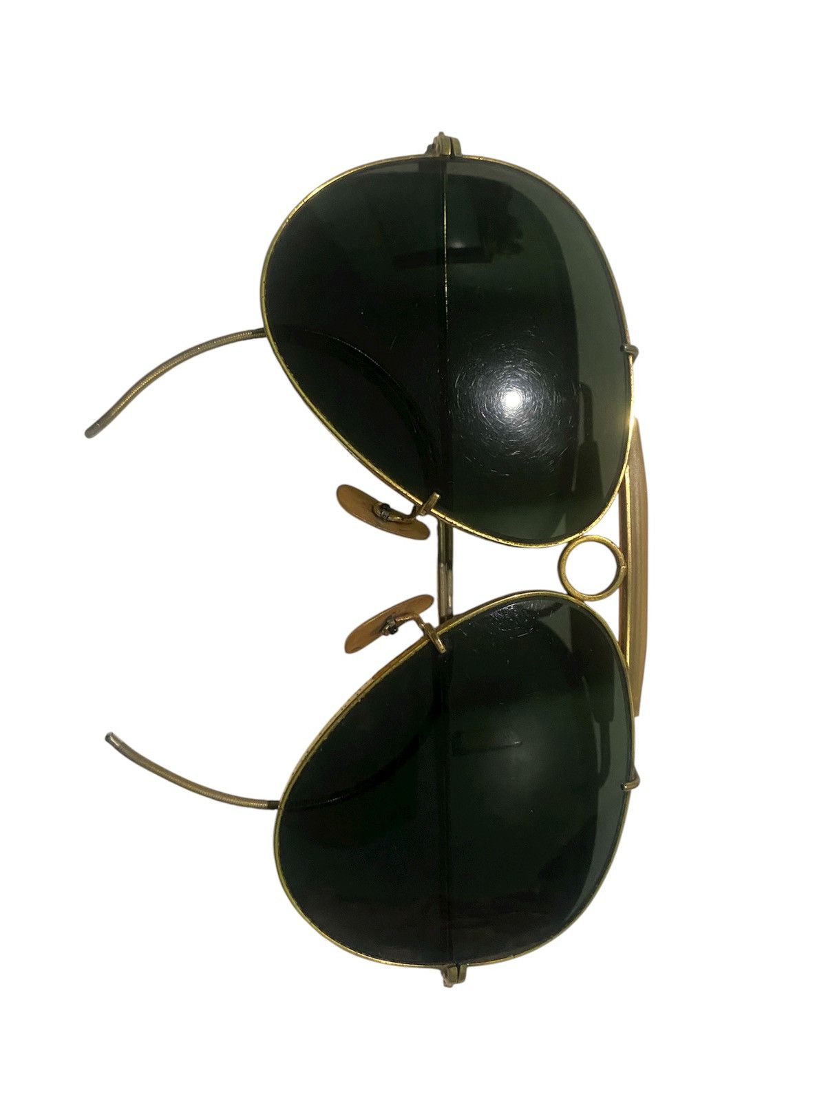 RayBan Vintage B&L Ray Ban USA Shooter Aviator Sunglasses Size ONE SIZE - 4 Thumbnail