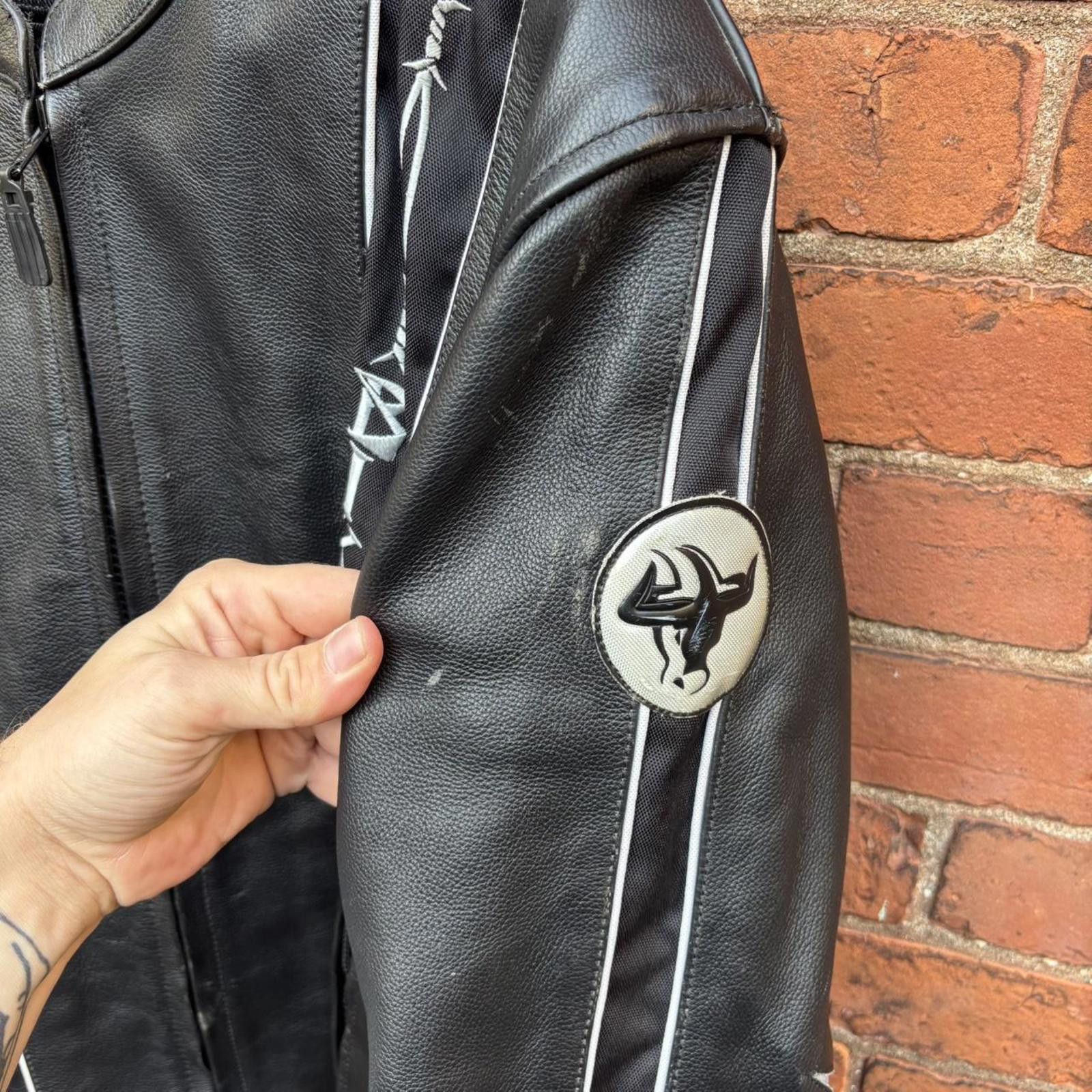 Other Vintage bull bikers padded leather motorcycle jacket XXL Size US XXL / EU 58 / 5 - 5 Thumbnail