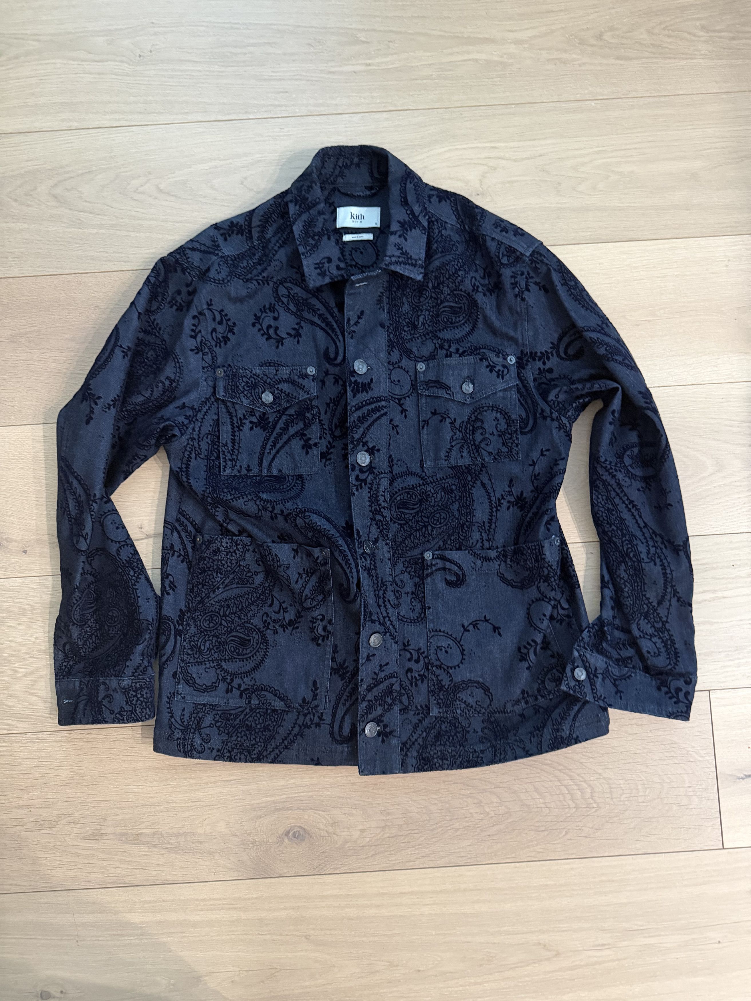 Kith × Needles Kith Needles Double Knit Track Jacket (S) | Grailed