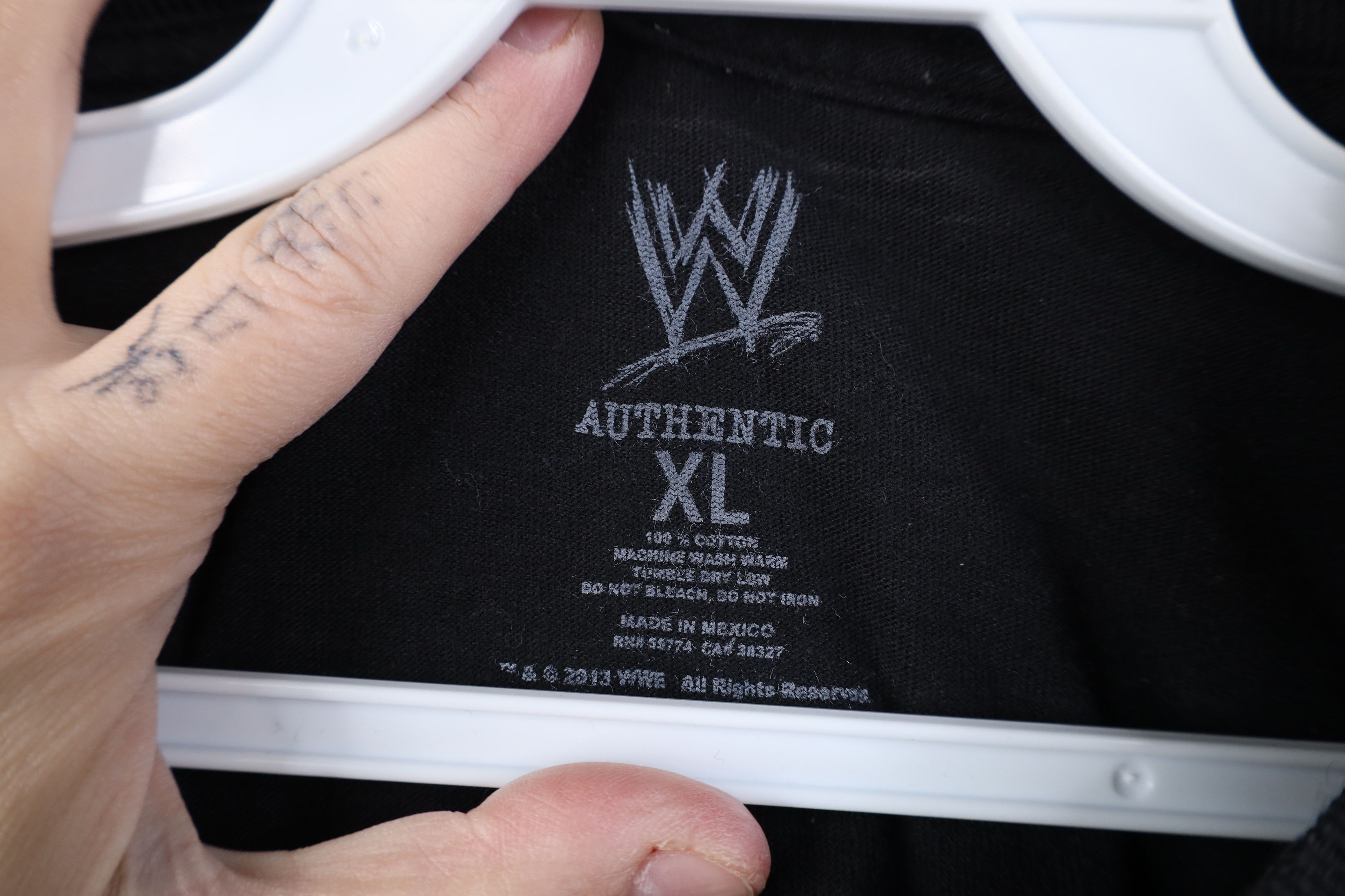 Vintage Vintage Y2K WWE Wrestling Unstable Ambrose T-Shirt Black Size US XL / EU 56 / 4 - 8 Thumbnail
