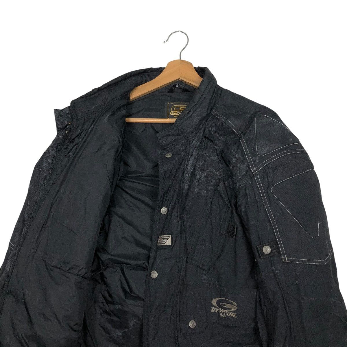 Japanese Brand 🔥VINTAGE BOMBER RACING MOTORCYCLE JACKET GW SPORT GOLDWIN Size US M / EU 48-50 / 2 - 14 Thumbnail