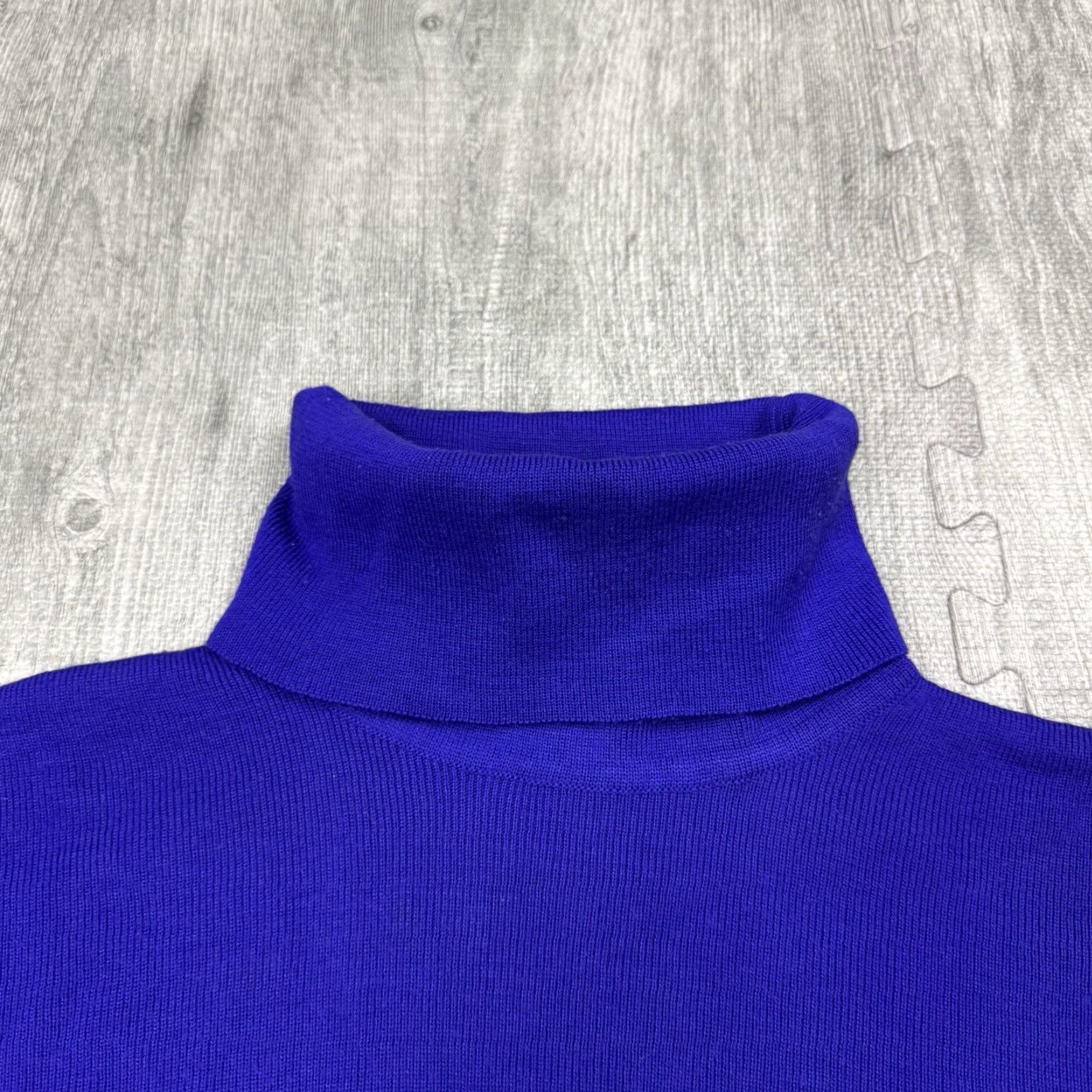 Obermeyer VINTAGE Obermeyer Ski Sweater Purple Wool Blend Turtleneck Size Small Retro 80s 90s Womens Size S / US 4 / IT 40 - 2 Thumbnail