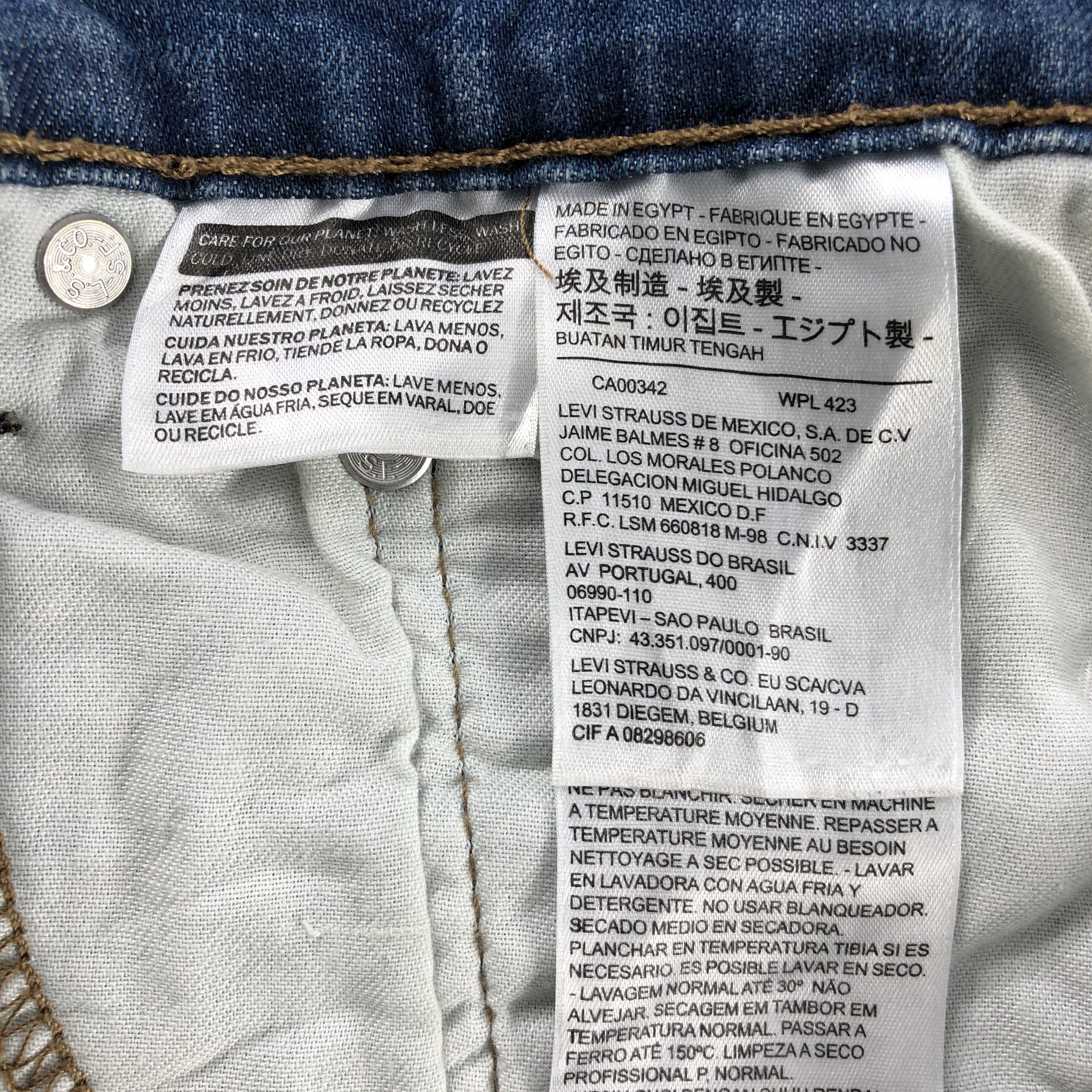 Levi's × Vintage Vintage Blue Wash Levis 511 Jeans-JM3149 Size US 37 - 11 Thumbnail