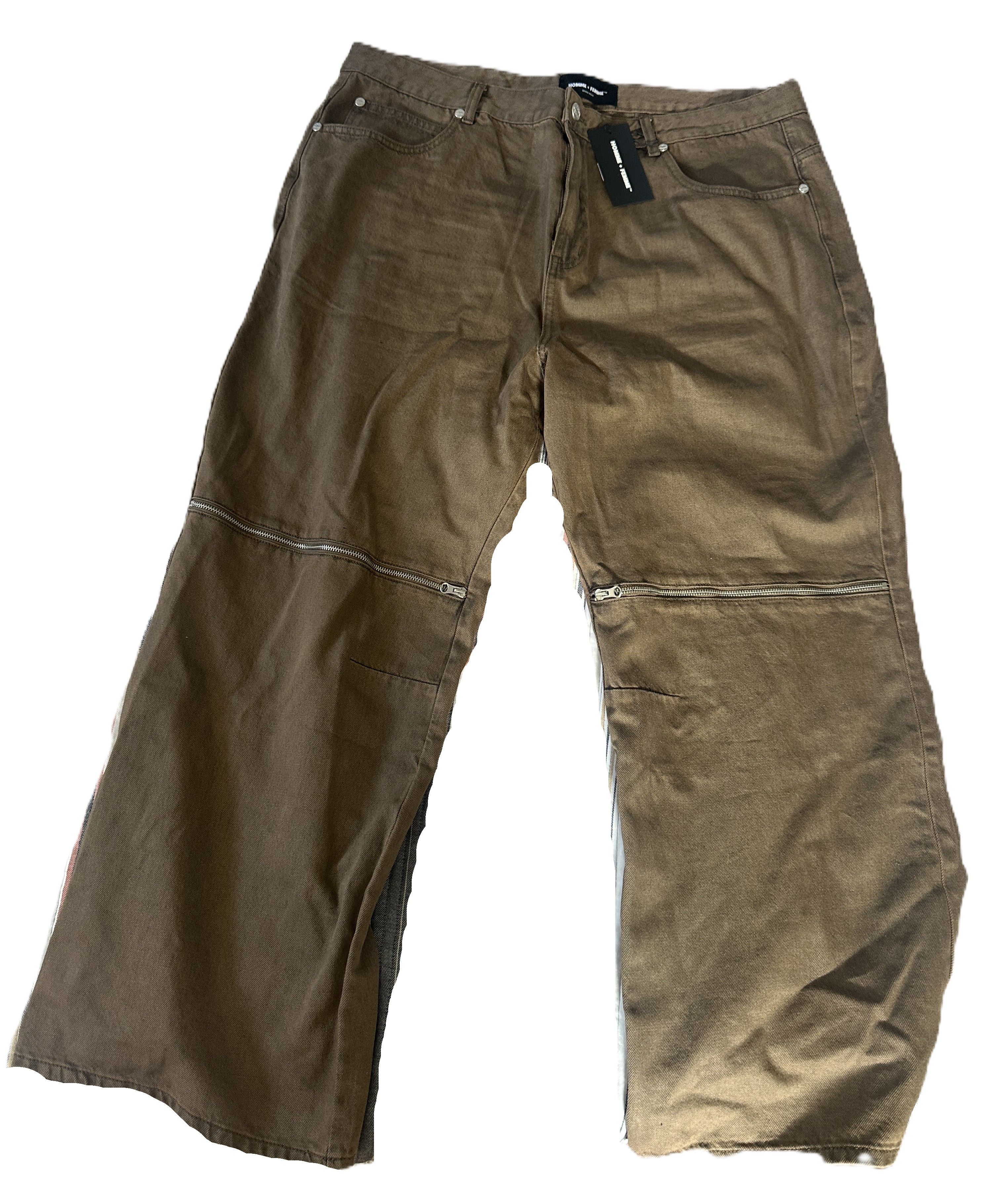 Homme + Femme La Band Denim - wide leg Size US 42 / EU 58 - 1 Thumbnail