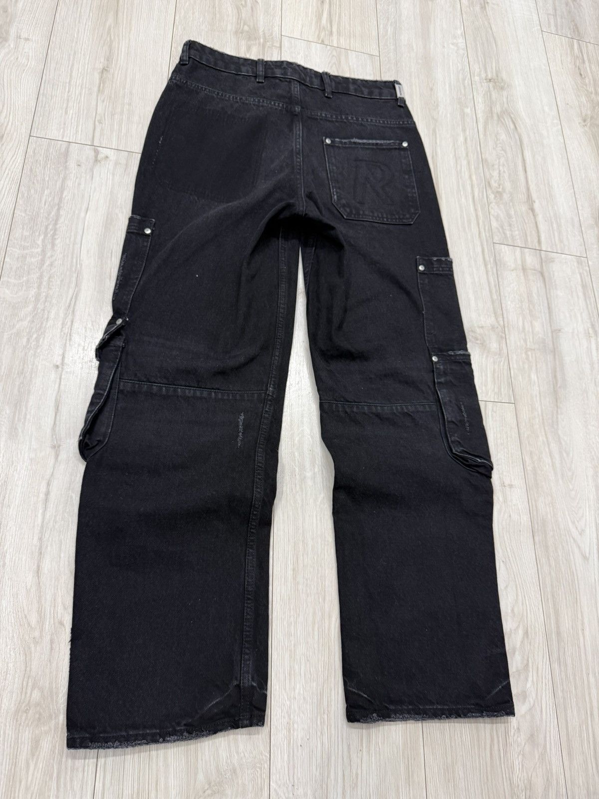 Represent Clo. 🔥Sick Represent Black R3 Workshop Denim Cargo Pants Sicko Y3 Size US 30 / EU 46 - 10 Thumbnail