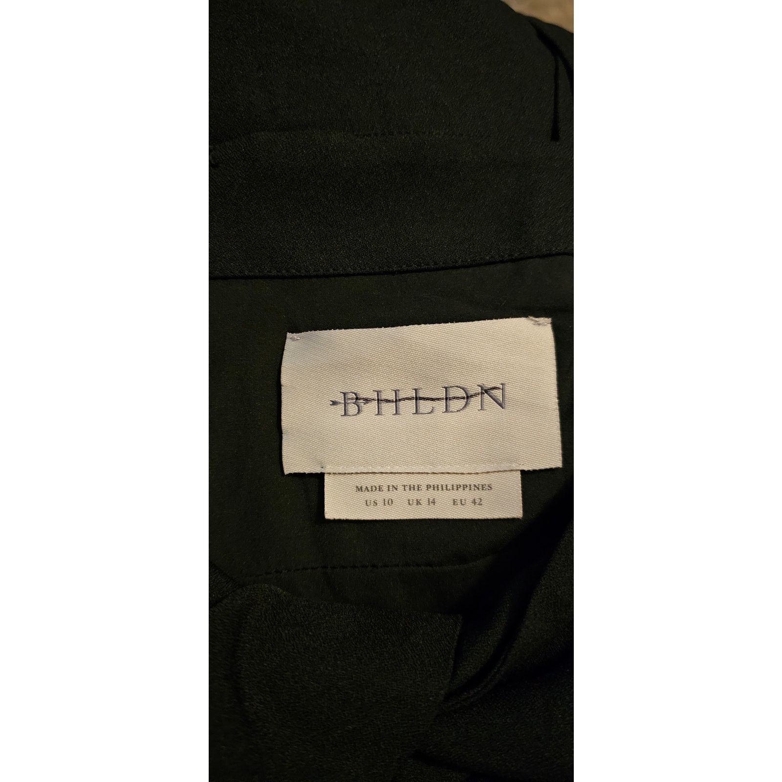 Anthropologie New Anthropologie BHLDN Evonna Dress MIDI $220 SIZE 10 Black Size L / US 10 / IT 46 - 4 Thumbnail