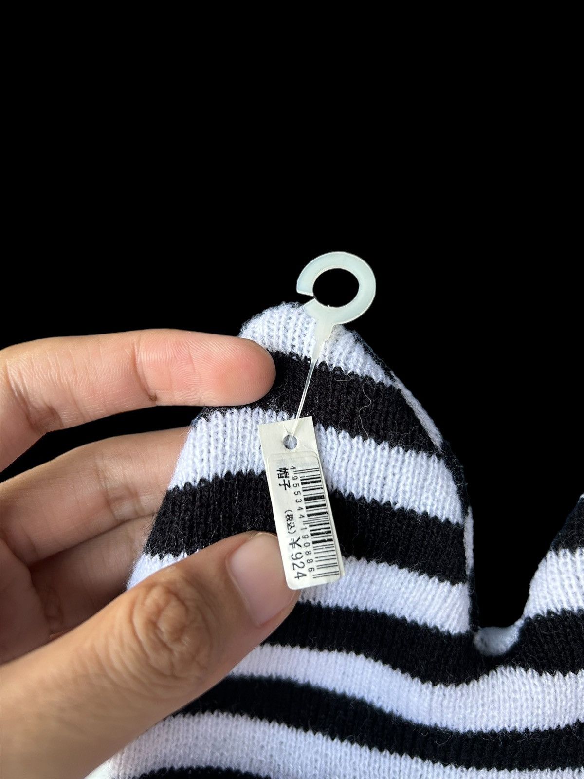 Japanese Brand × Kapital × Vintage Devil Horn Japanese Stripe Rare Beanie Hats☠️☠️ Size ONE SIZE - 5 Thumbnail